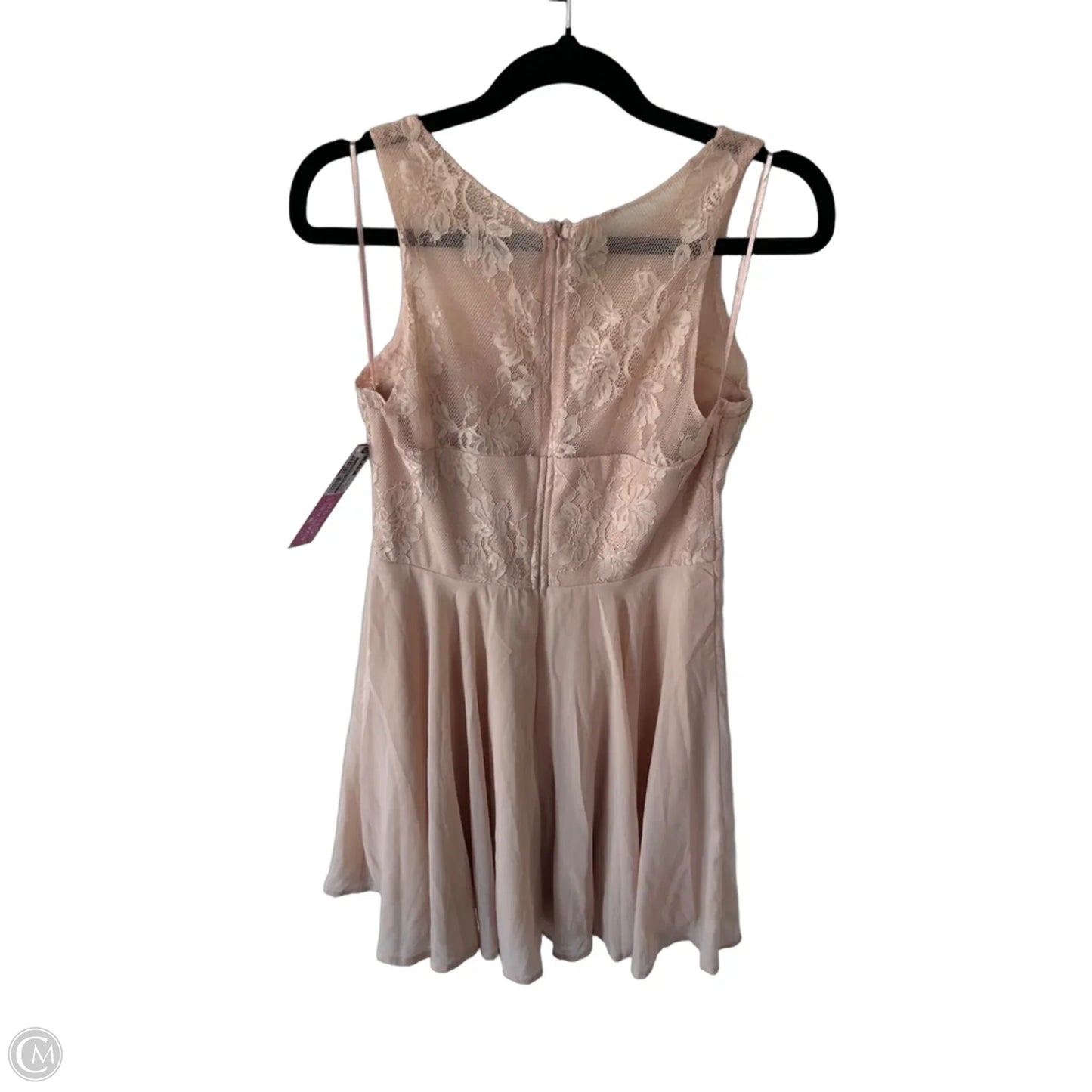 Dress Party Midi By Clothes Mentor In Peach, Size: S