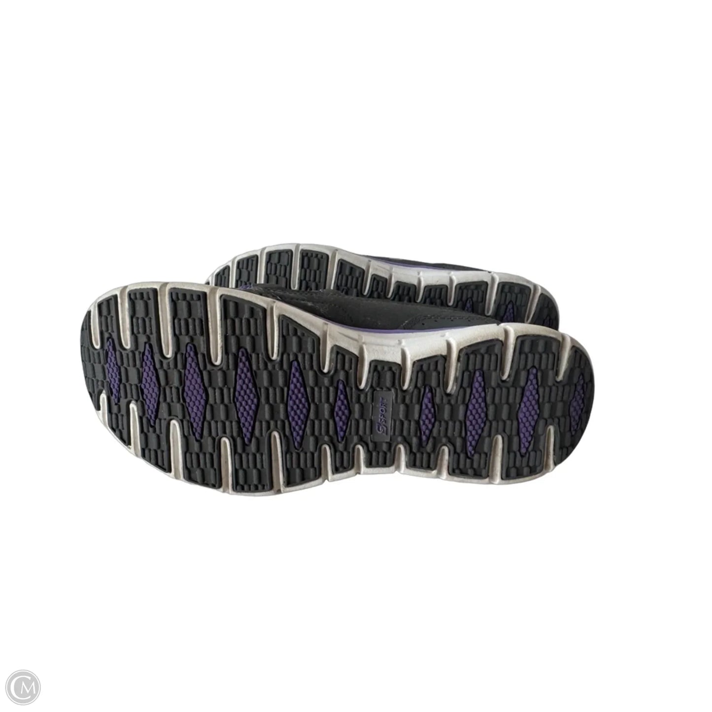 Shoes Athletic By Clothes Mentor In Grey & Purple, Size: 7