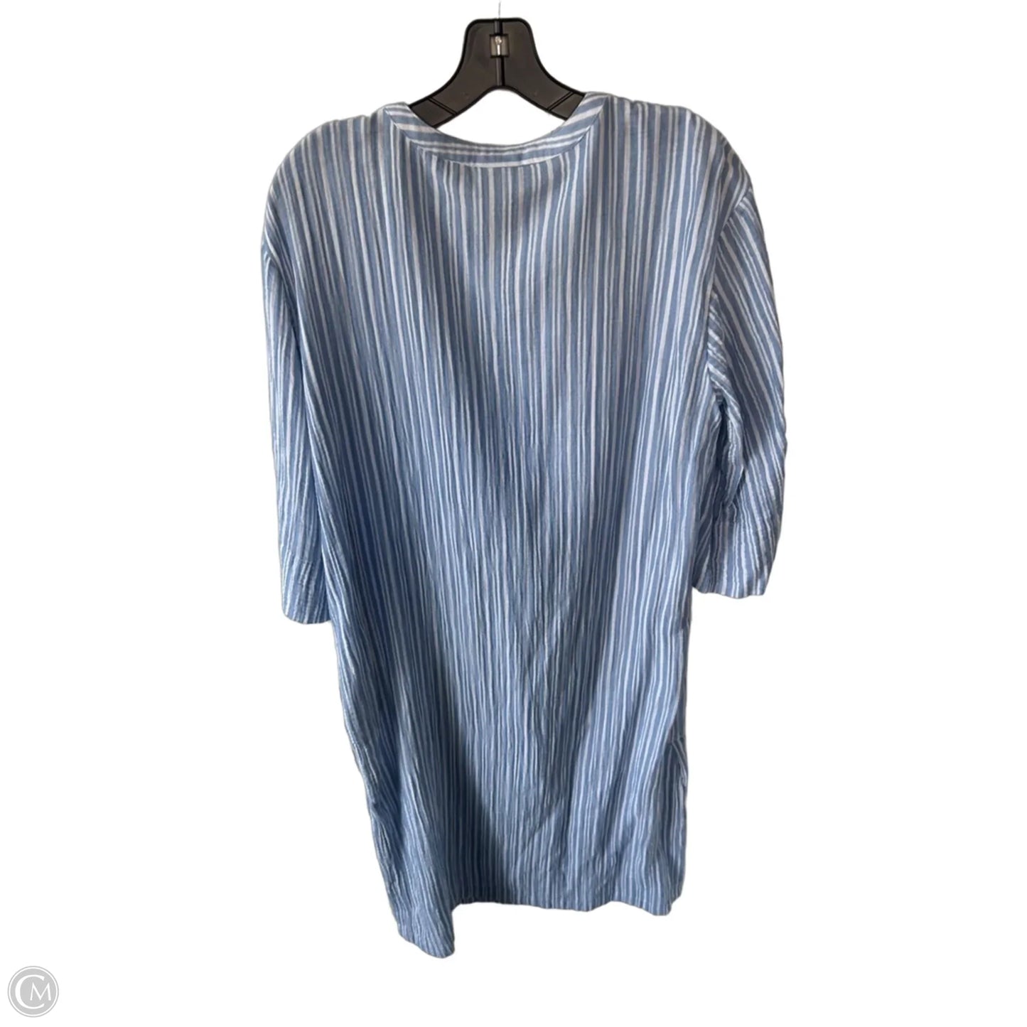 Nightgown By Cmb In Blue & White, Size: L
