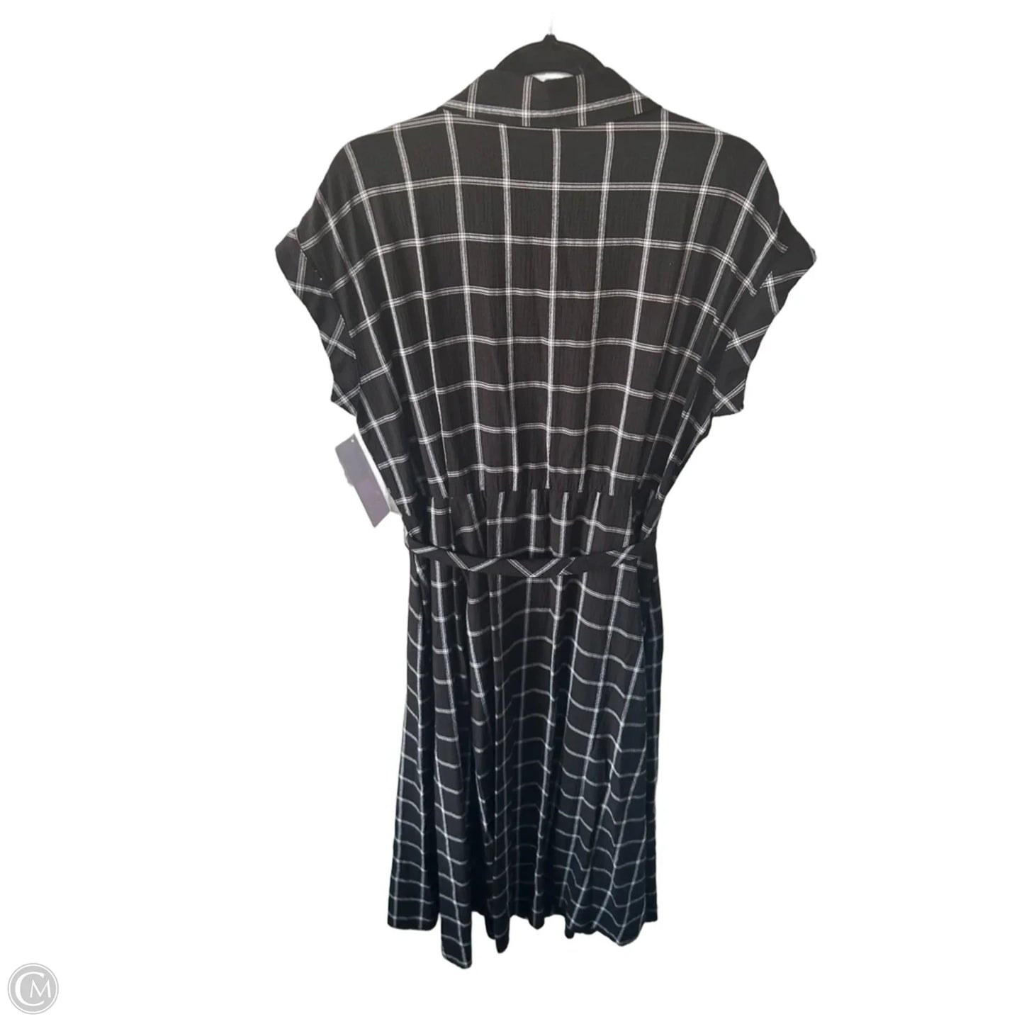 Dress Work By Calvin Klein In Black & White, Size: Xl