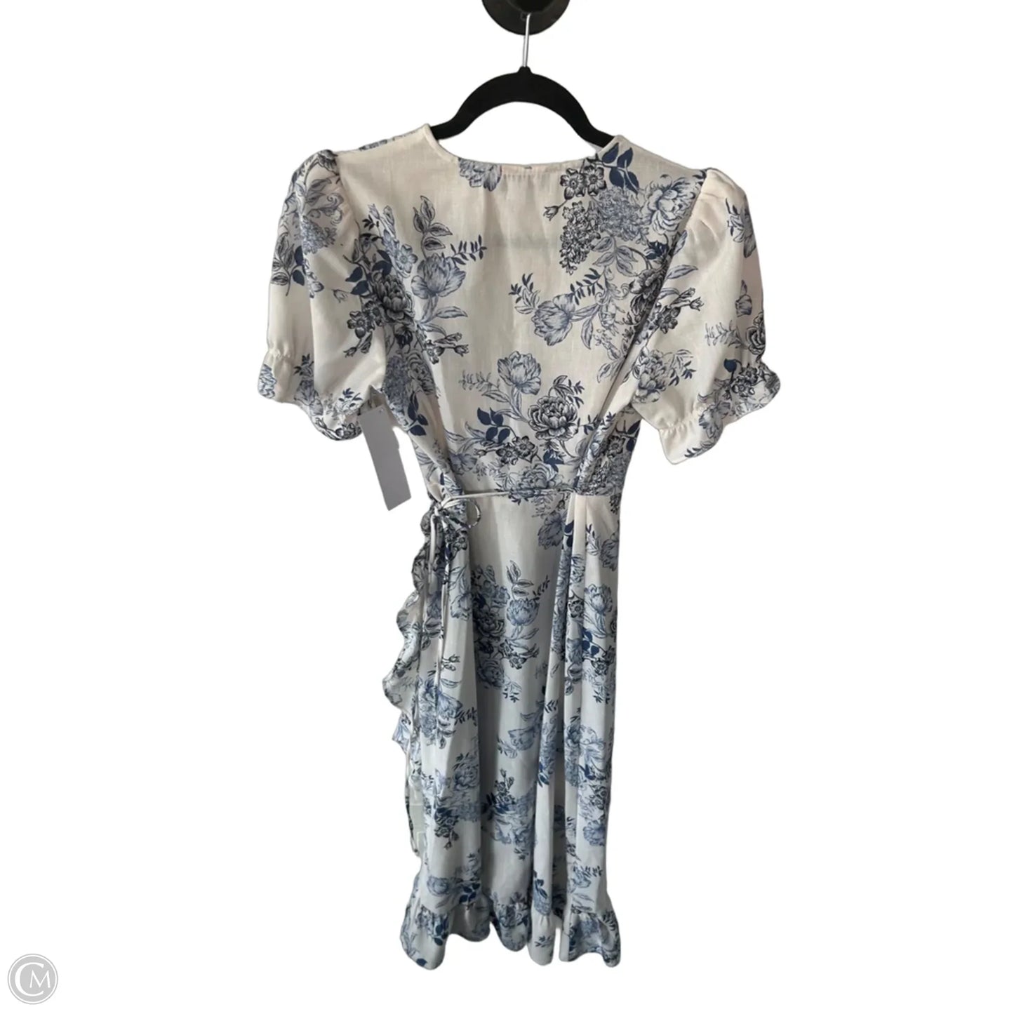 Dress Work By Emma And Michele In Blue & White, Size: S