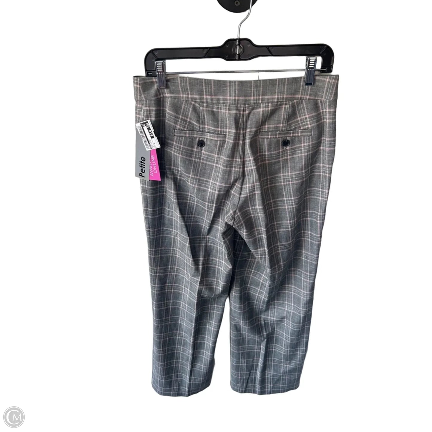 Pants Dress By Loft In Grey & Pink, Size: 4p
