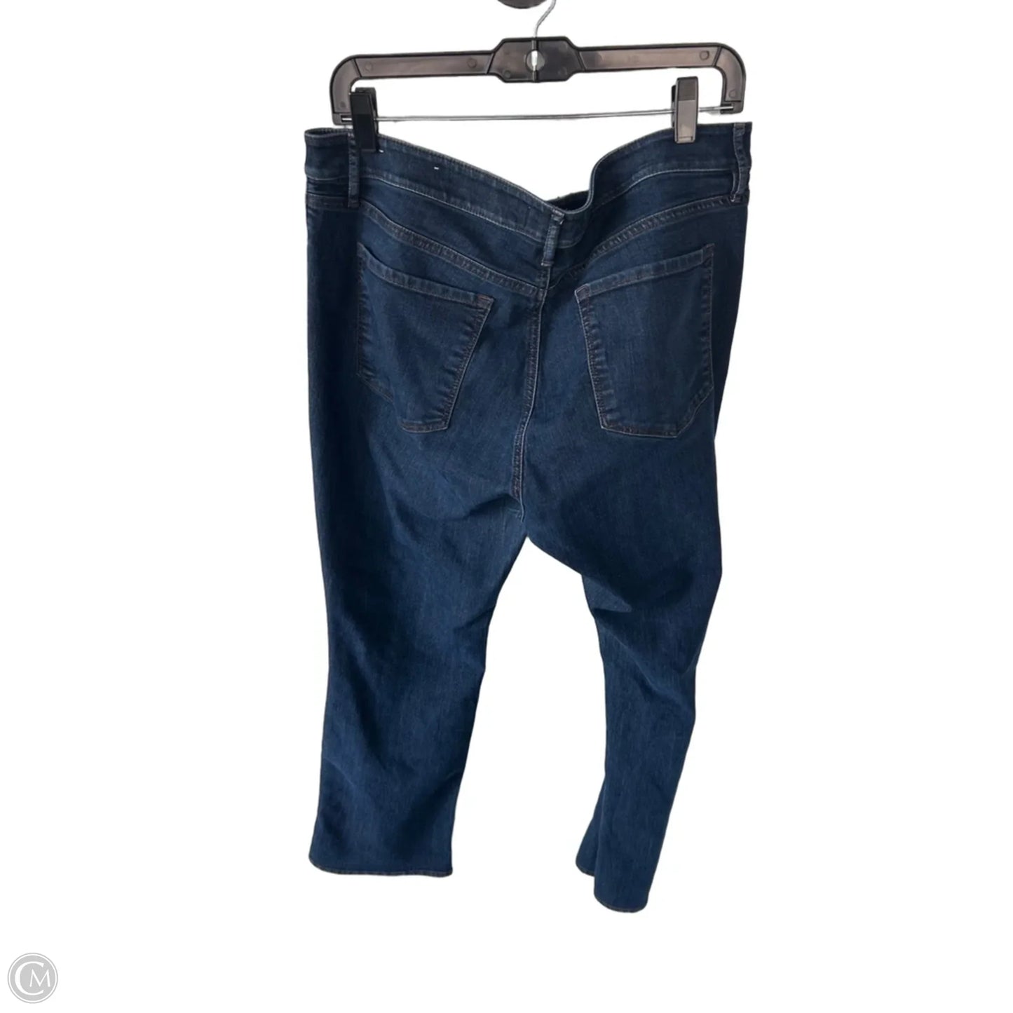 Jeans Boot Cut By Loft In Blue Denim, Size: 14
