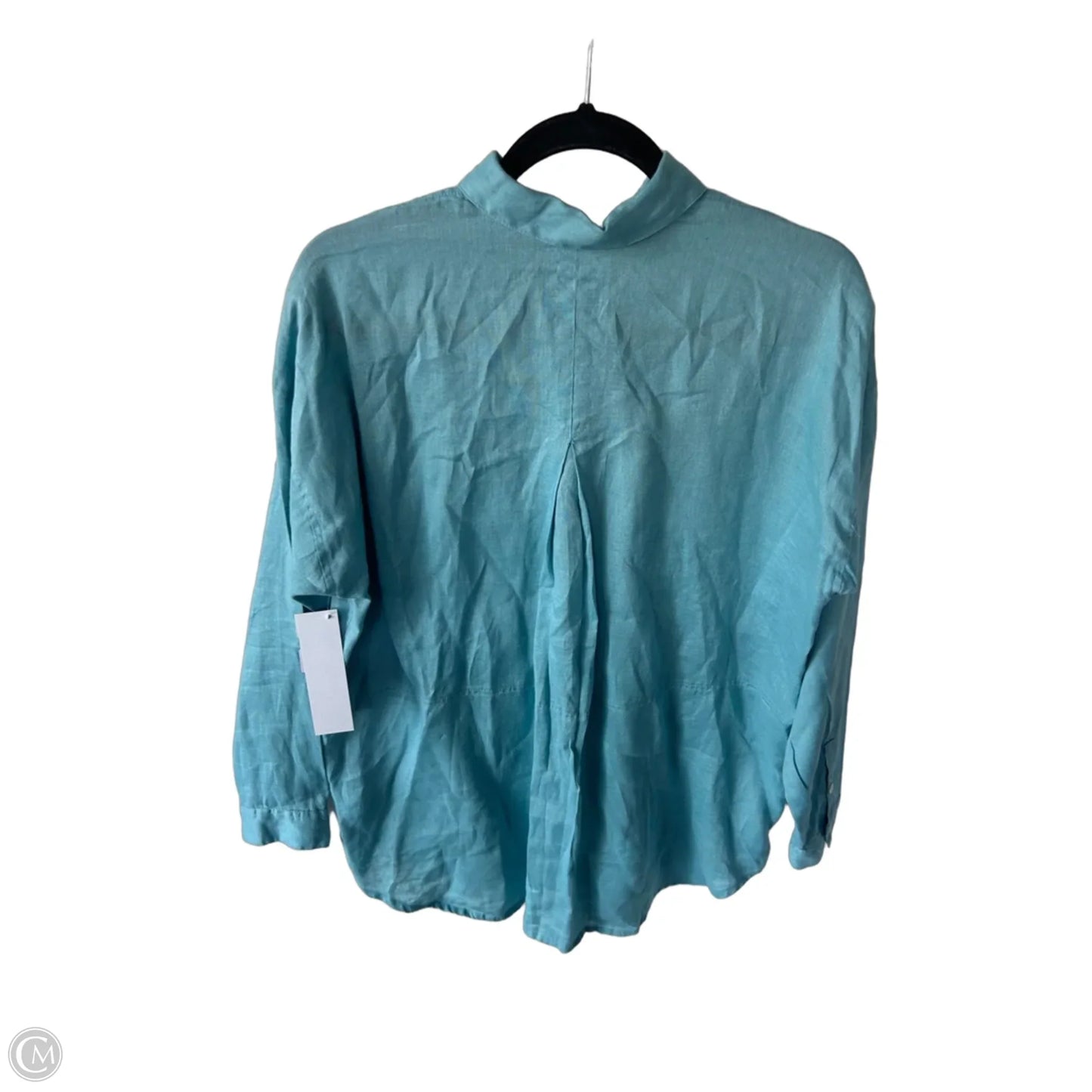 Blouse Long Sleeve By J. Jill In Blue, Size: S