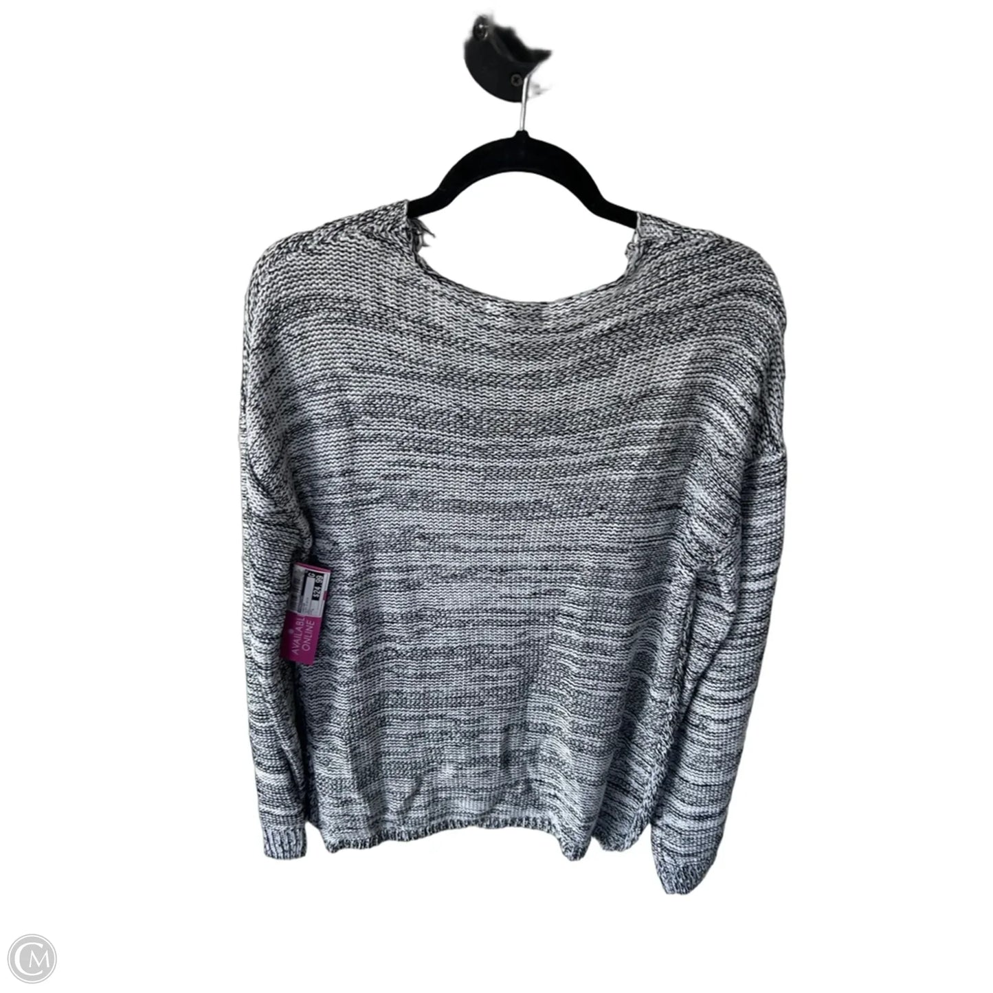 Sweater By Francesca’s In Black & White, Size: L