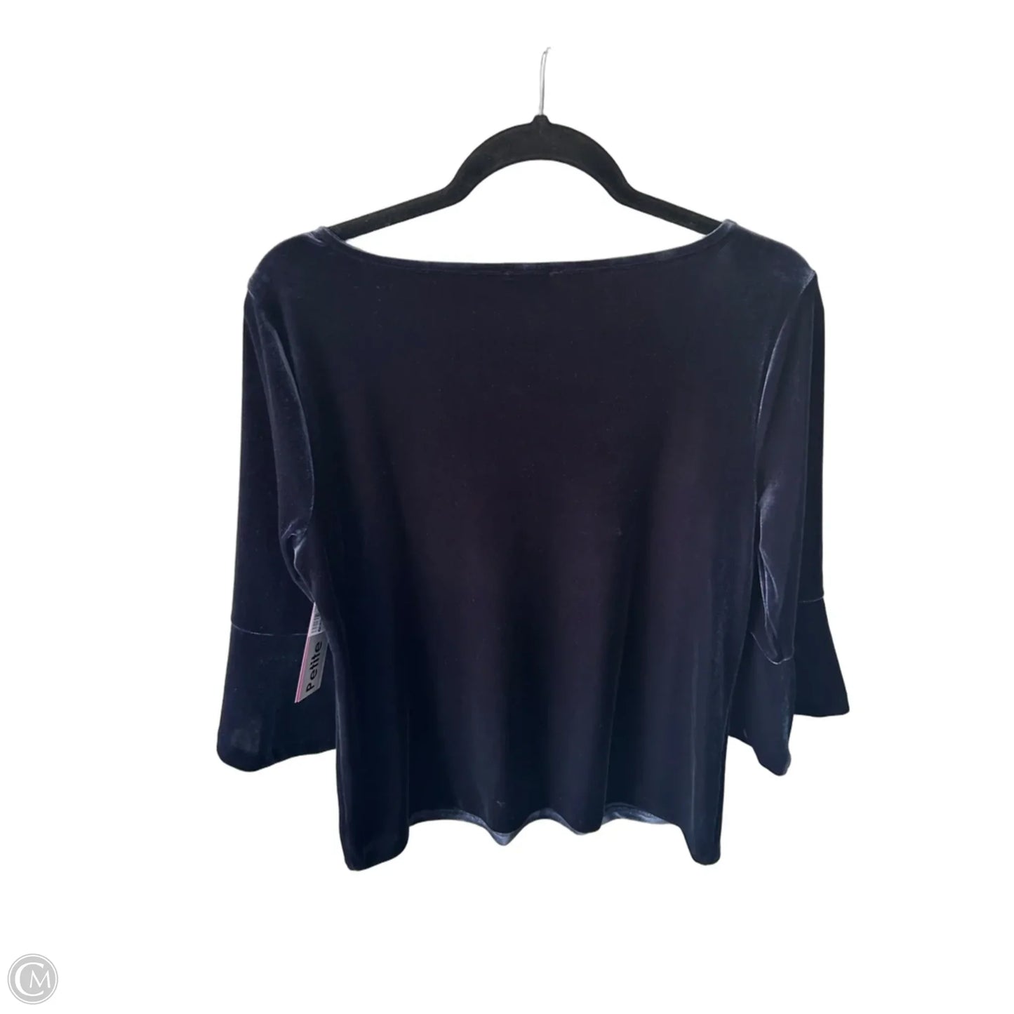Blouse 3/4 Sleeve By Talbots In Blue, Size: Lp