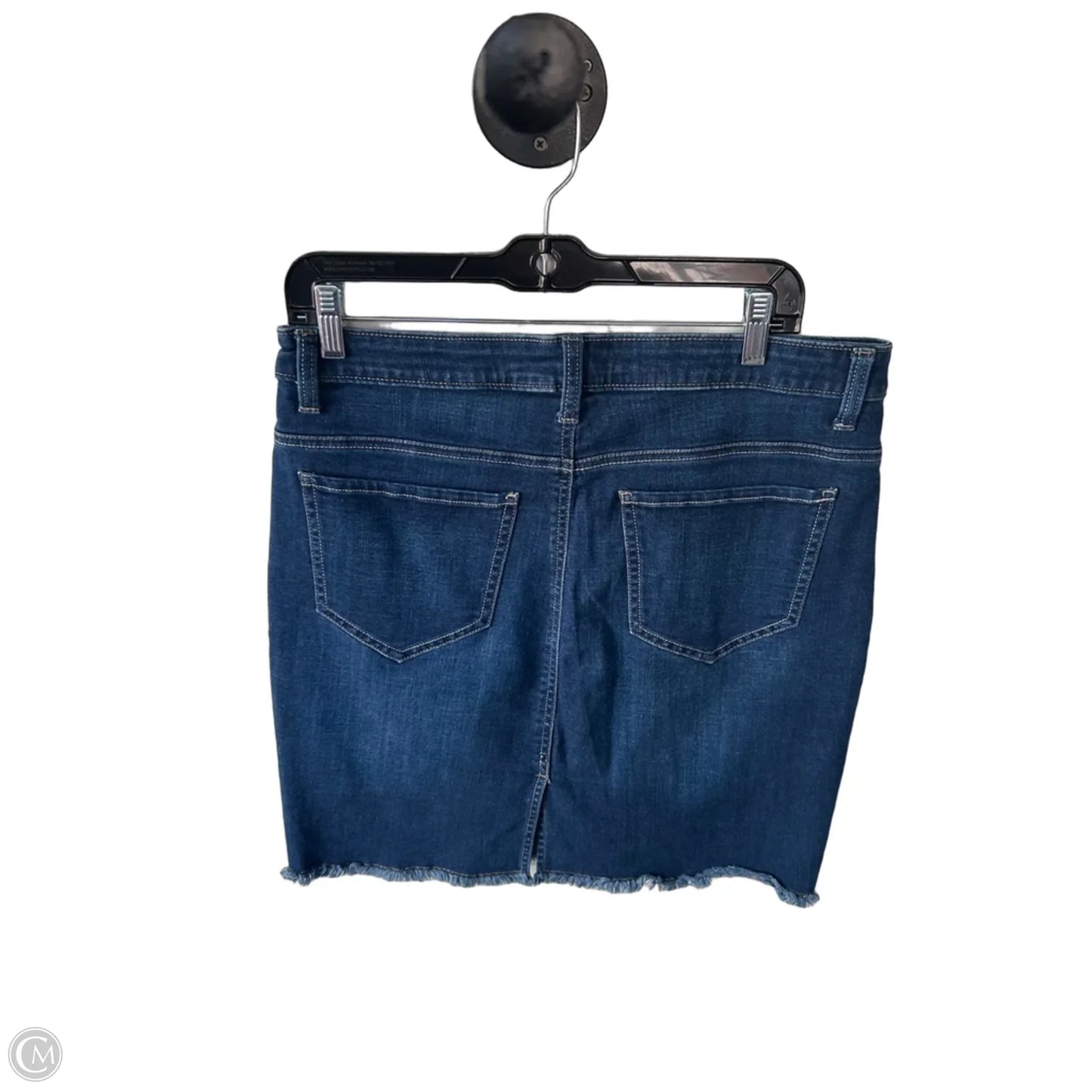 Skirt Mini & Short By Wrangler In Blue Denim, Size: 12