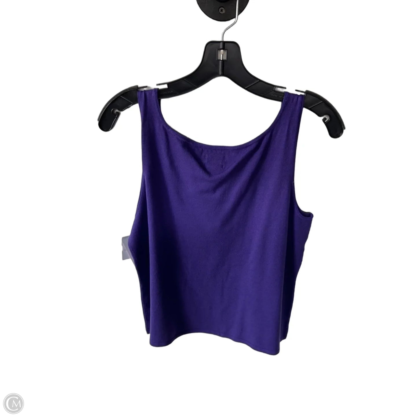 Top Sleeveless By Chicos In Purple, Size: L