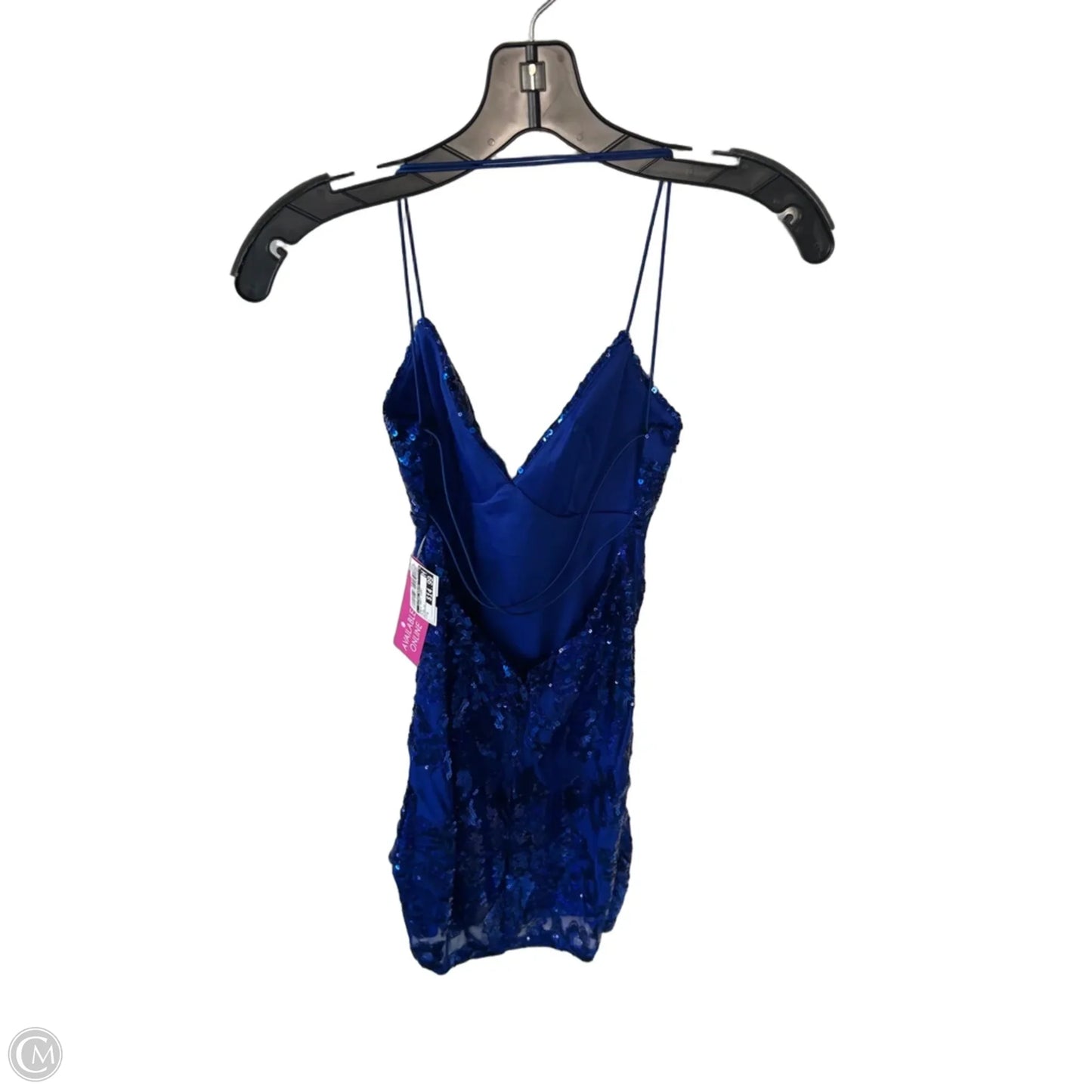Dress Party Short By Clothes Mentor In Blue, Size: S