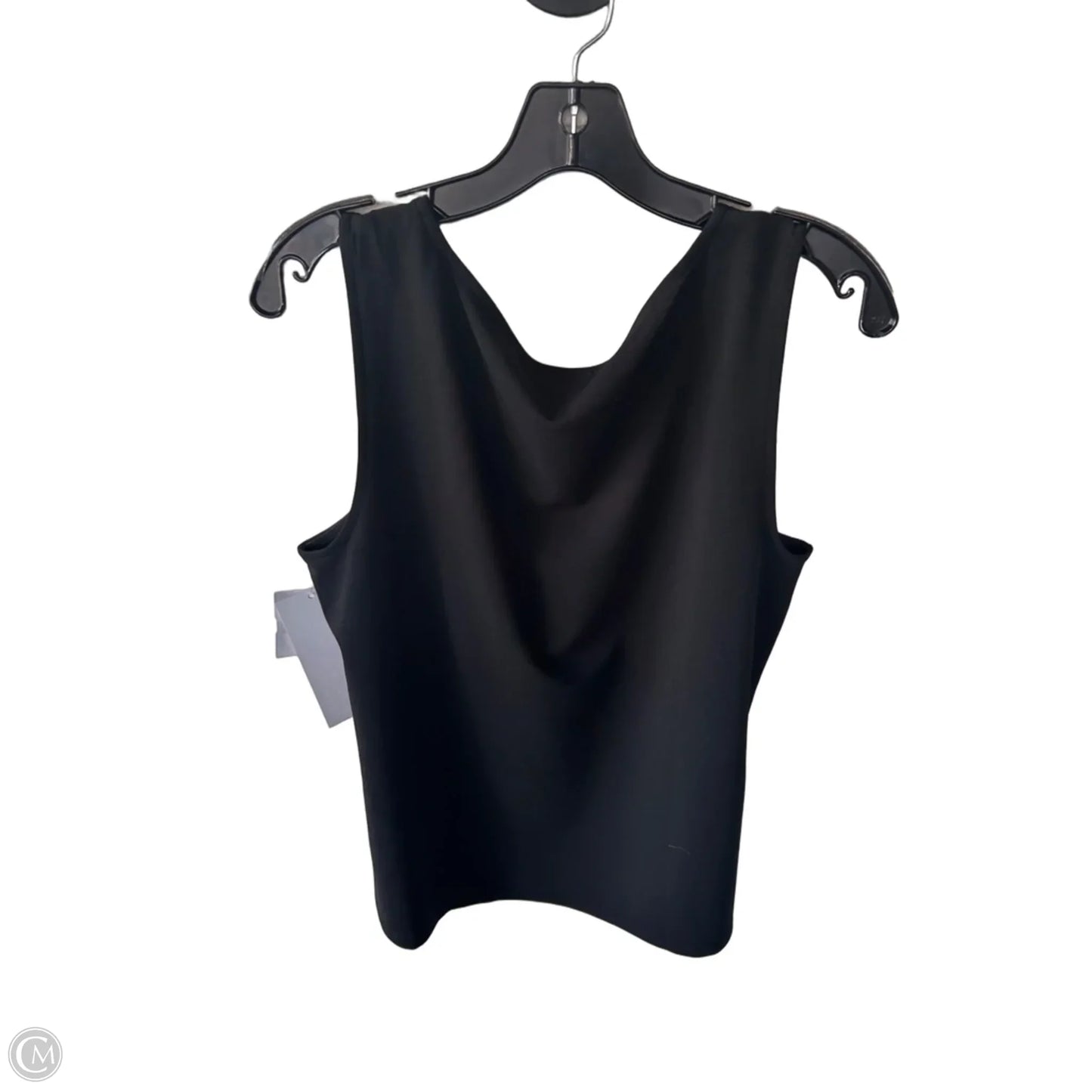 Blouse Sleeveless By Talbots In Black, Size: L