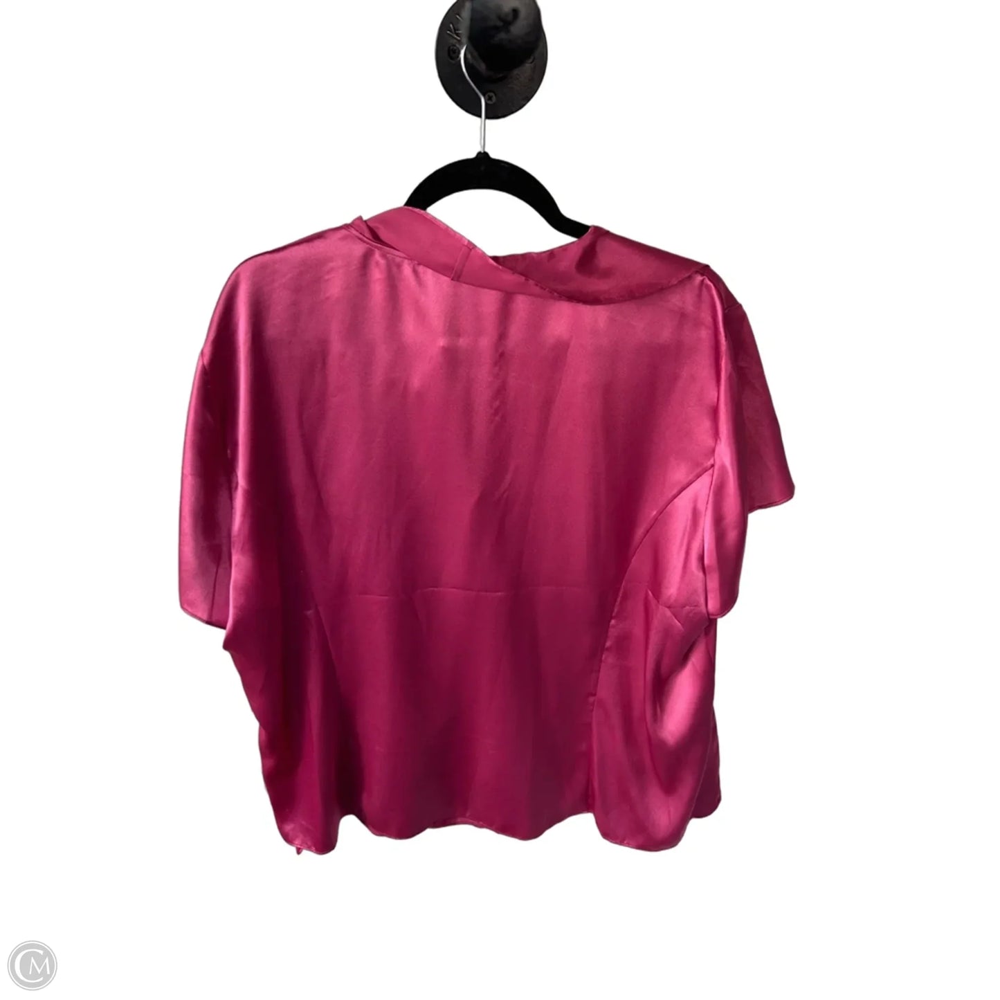 Blouse Short Sleeve By Jones New York In Pink, Size: 2x