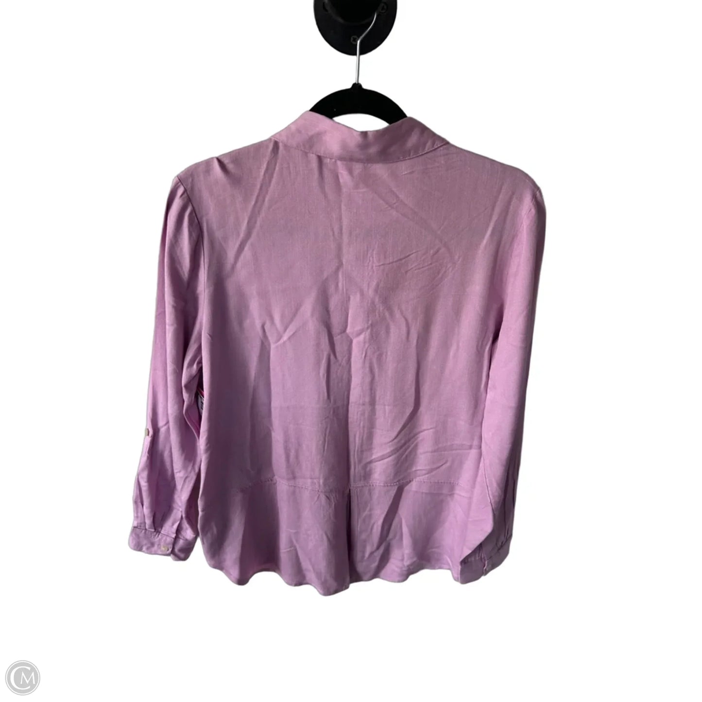 Blouse Long Sleeve By Beachlunchlounge In Pink, Size: M