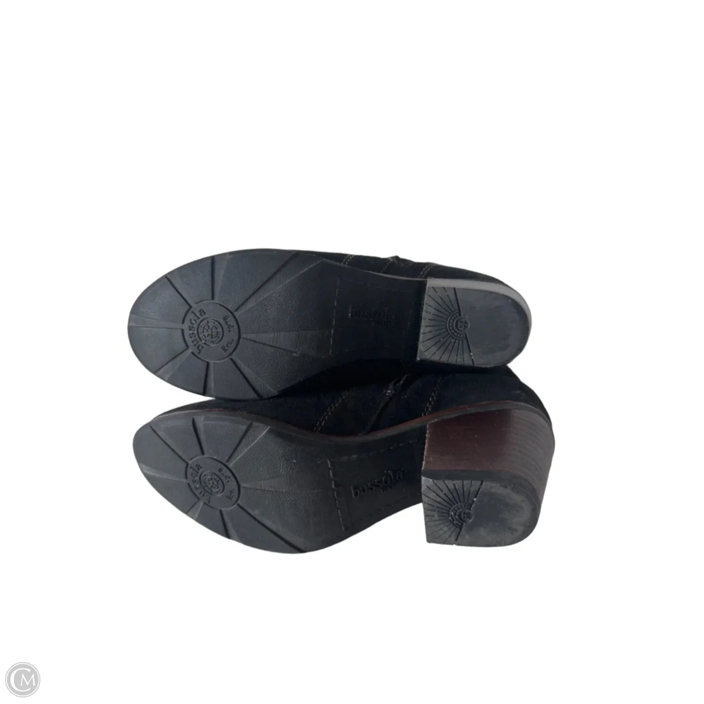 Boots Ankle Heels By Bussola In Black, Size: 10.5