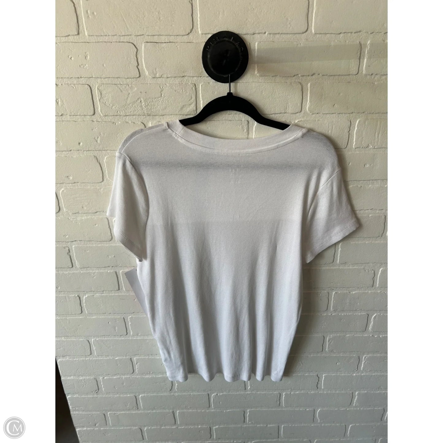 Top Short Sleeve Basic By A New Day In White, Size: 2x