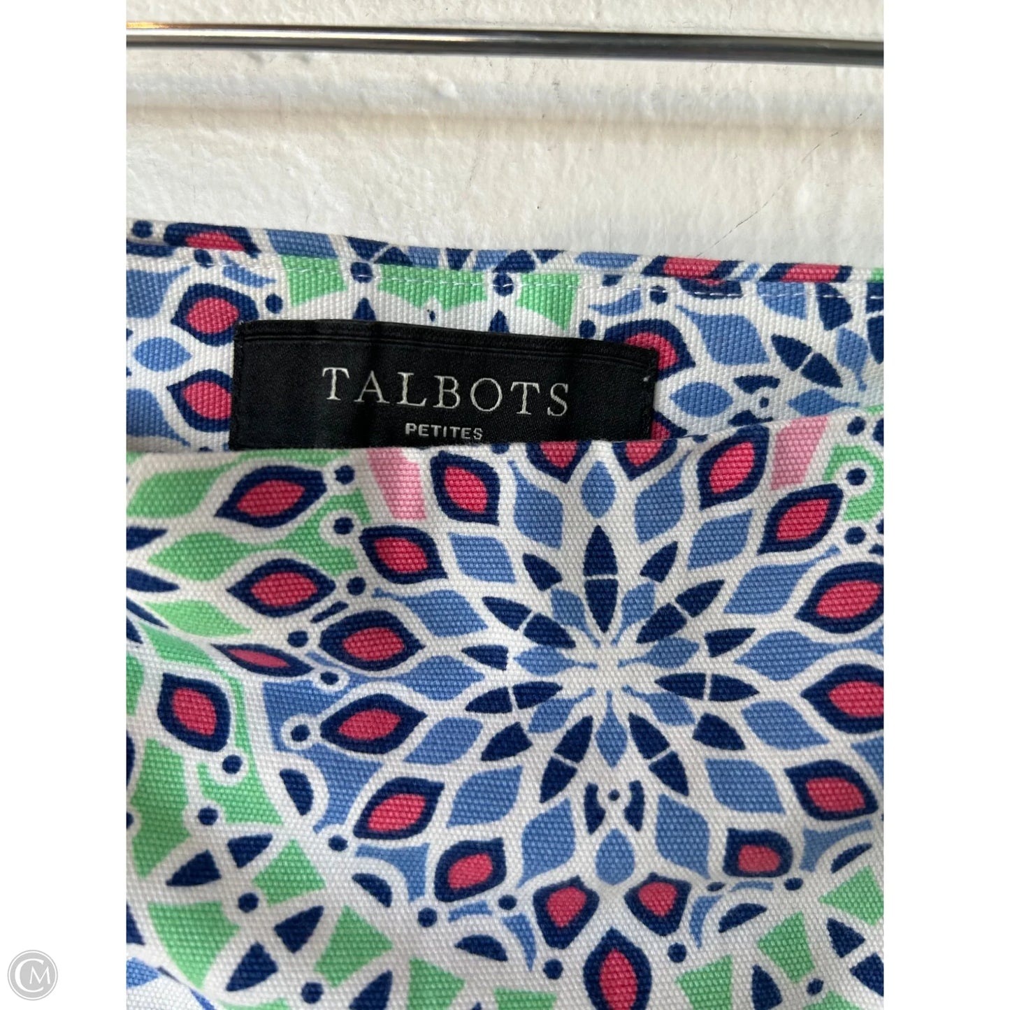 Skirt Mini & Short By Talbots In Green & White, Size: 10p