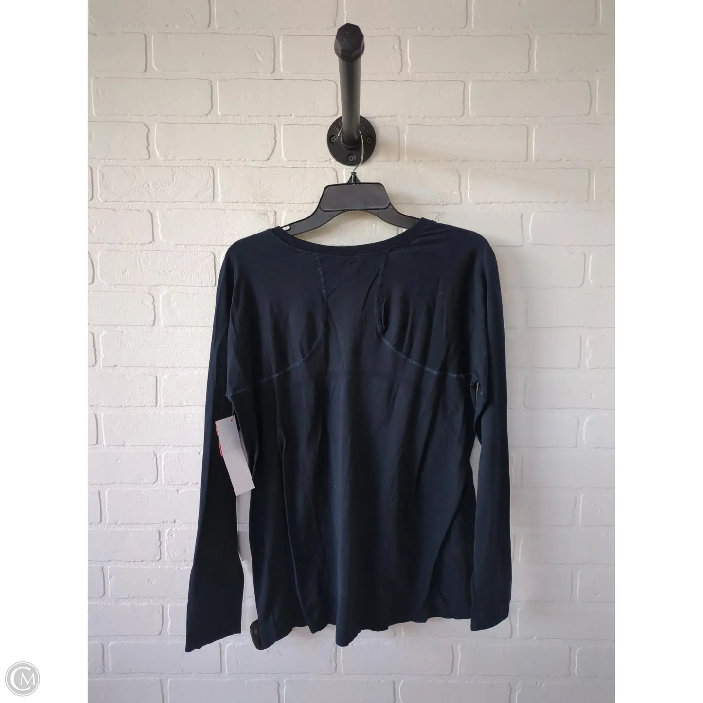 Athletic Top Long Sleeve Crewneck By Athleta In Blue, Size: 1x