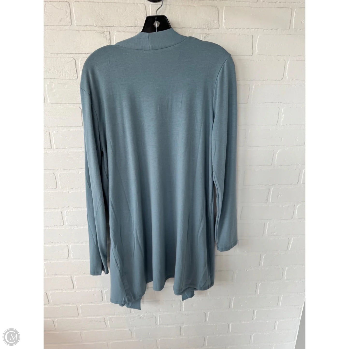 Cardigan By Zenana Outfitters In Blue, Size: Xl