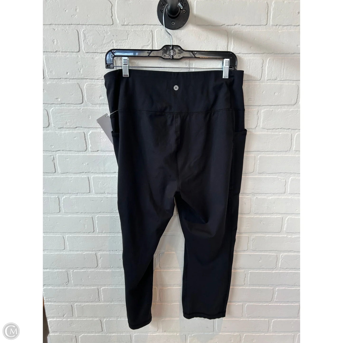 Athletic Leggings Capris By Rbx In Black, Size: 16