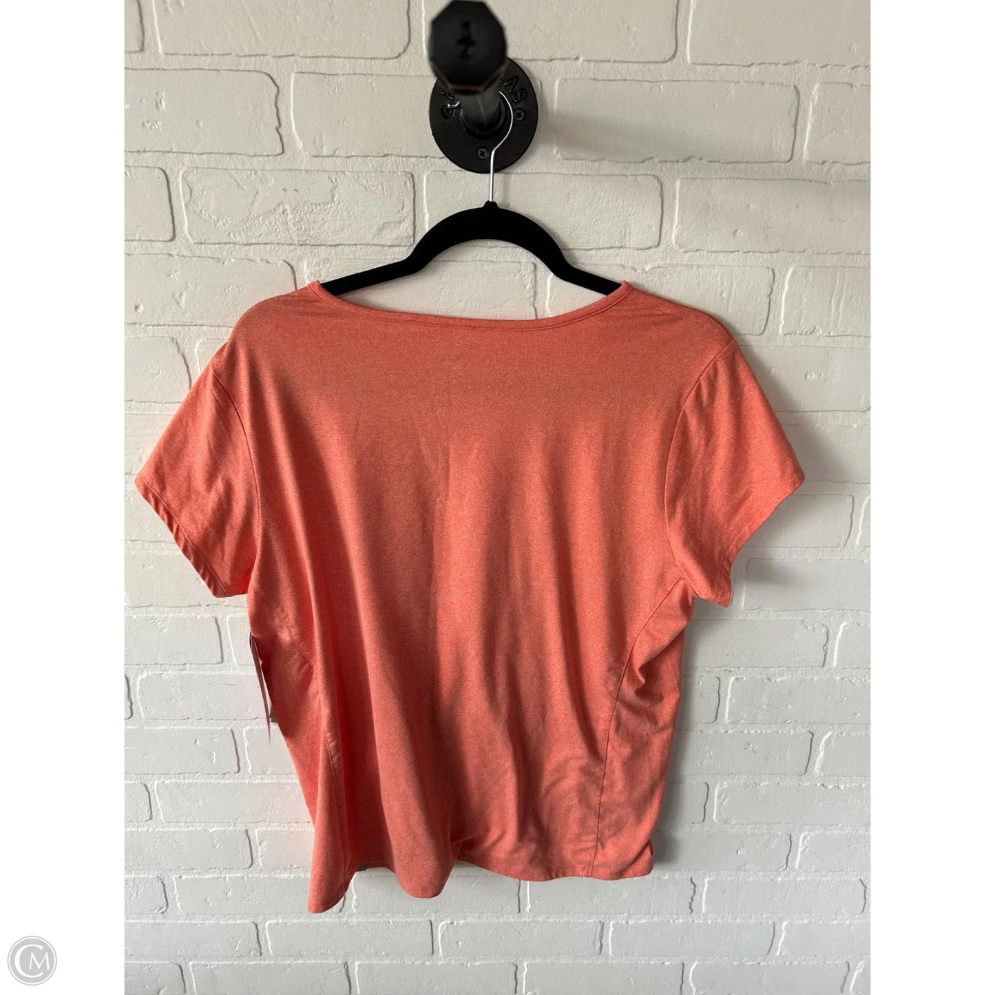Athletic Top Short Sleeve By Zero Xposure In Orange, Size: L