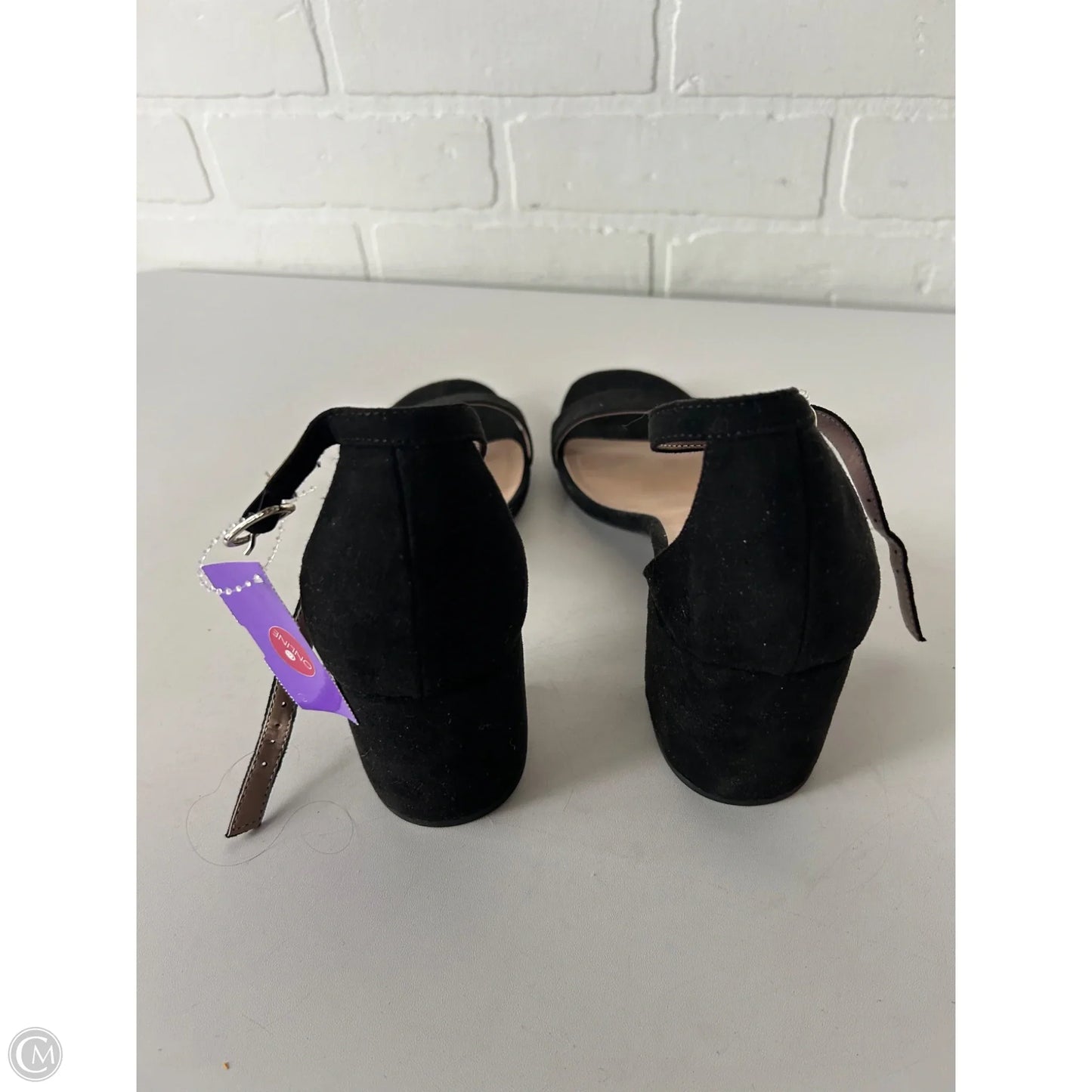 Sandals Heels Block By A New Day In Black, Size: 9
