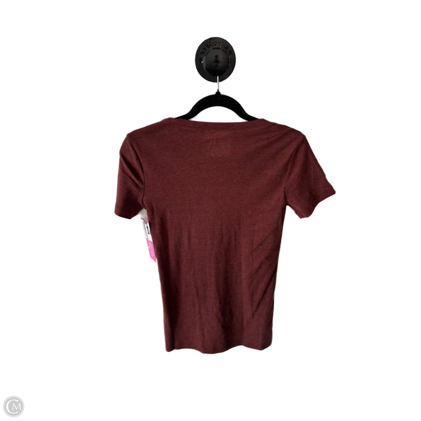 Top Short Sleeve Basic By Eddie Bauer In Red, Size: S