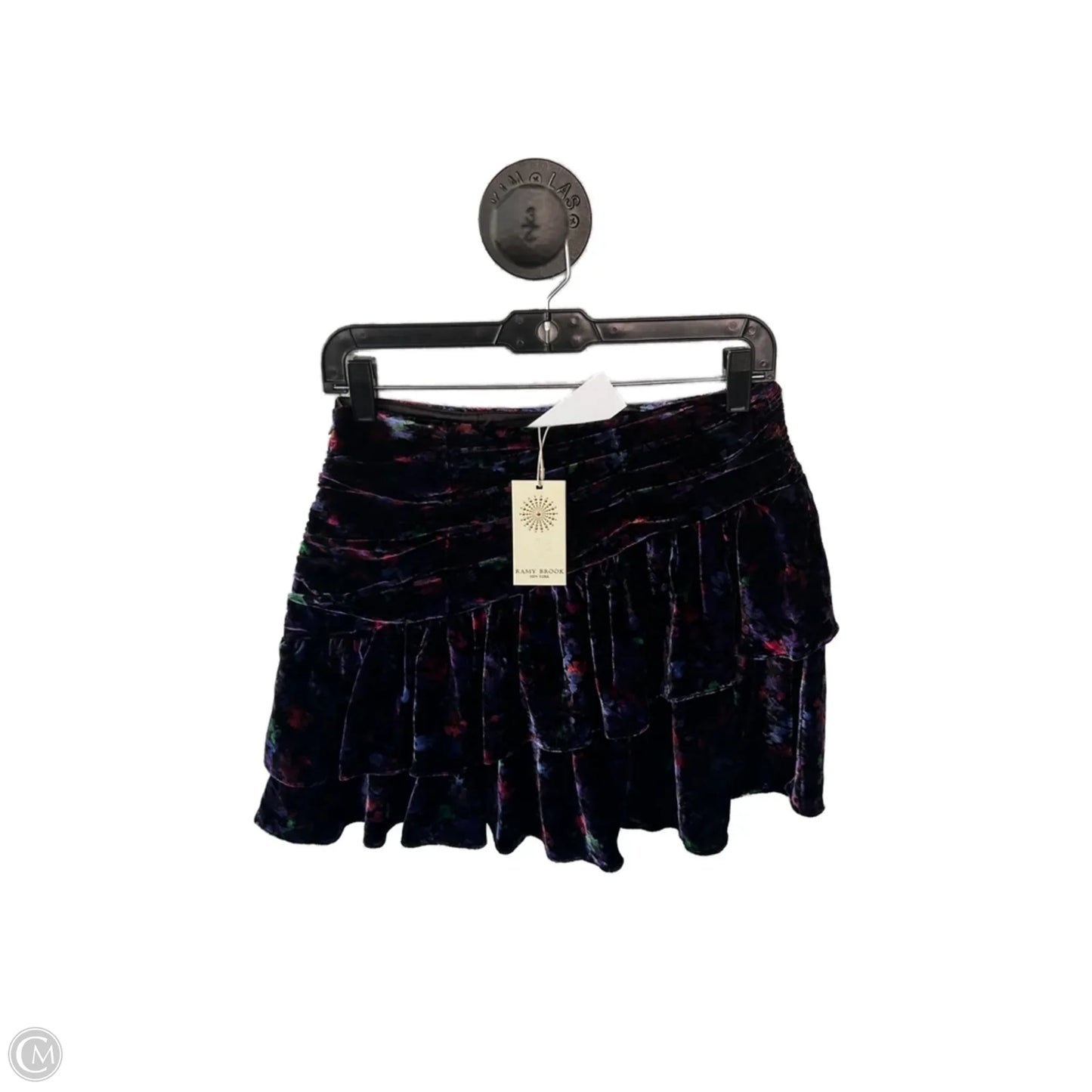 Skirt Mini & Short By Ramy Brook In Black & Purple, Size: 6