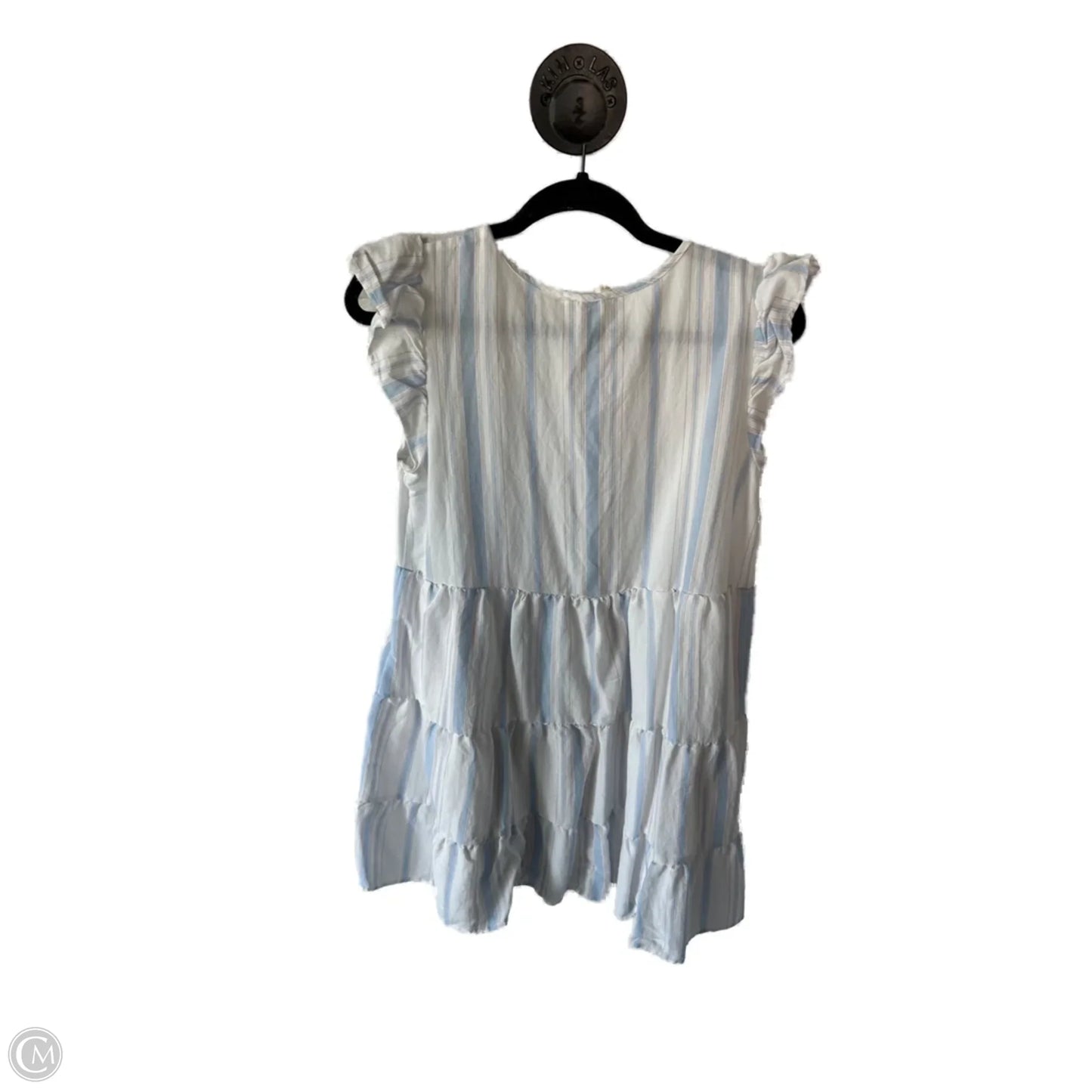 Dress Casual Short By Altard State In Blue & White, Size: M