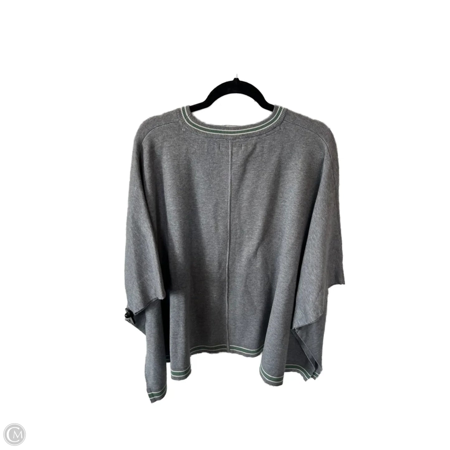 Poncho By House Of Harlow In Grey, Size: Osfm