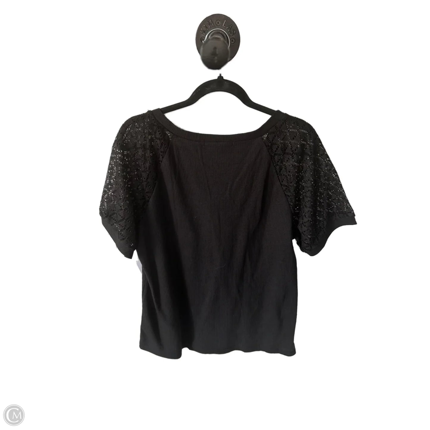 Top Short Sleeve Basic By Cmf In Black, Size: Xl