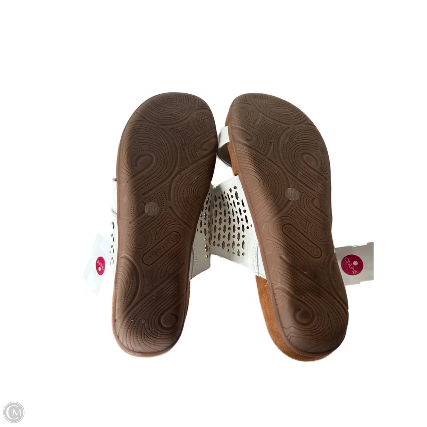 Sandals Flats By Bare Traps In White, Size: 8