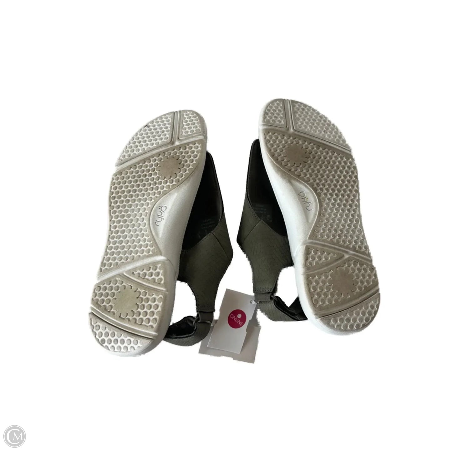 Sandals Flats By Ryka In Green, Size: 8