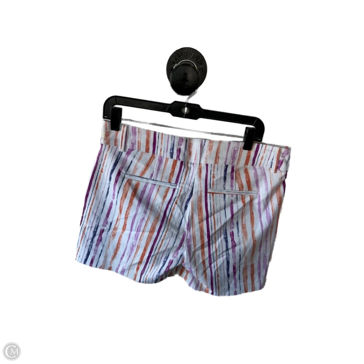 Shorts By Isaac Mizrahi In Purple & White, Size: 8