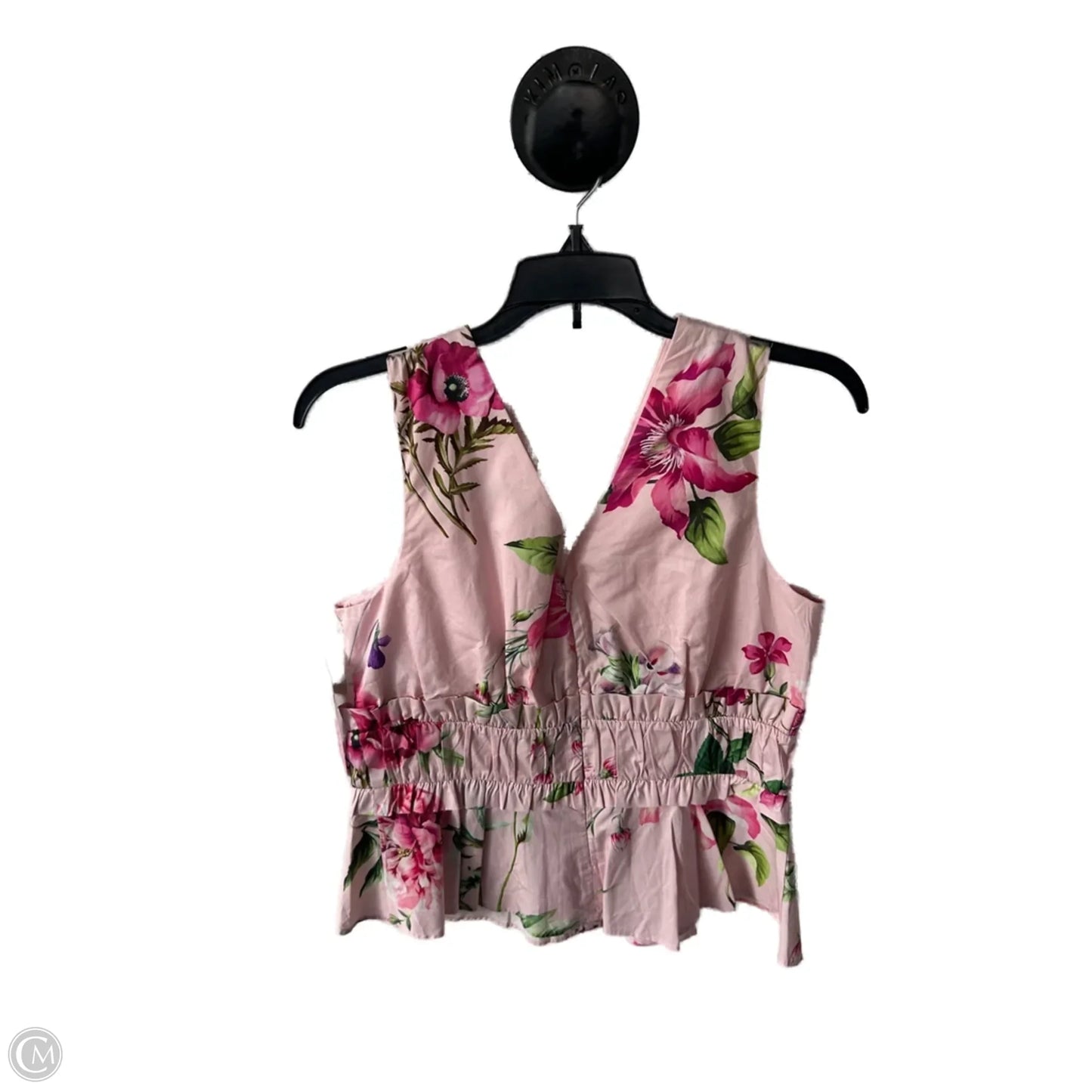 Top Sleeveless By Express In Pink, Size: M