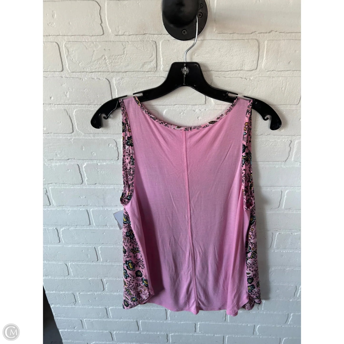 Top Sleeveless By Loft In Pink, Size: M