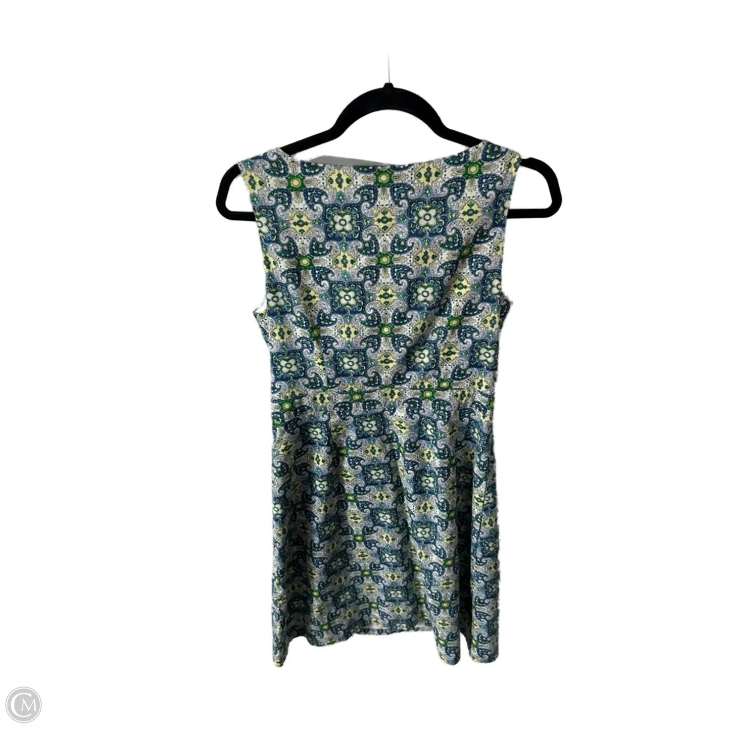 Dress Casual Short By Tommy Hilfiger In Blue & Yellow, Size: M