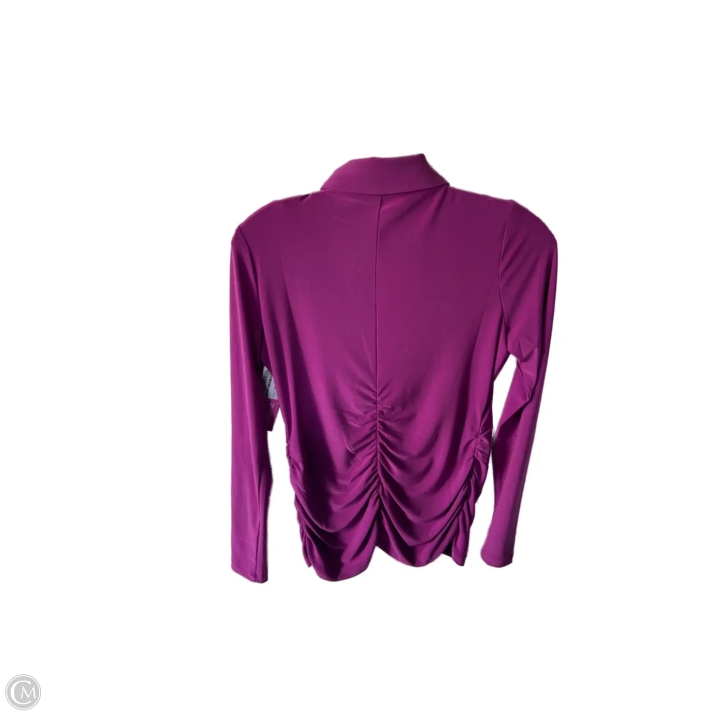 Top Long Sleeve By White House Black Market In Purple, Size: Xs