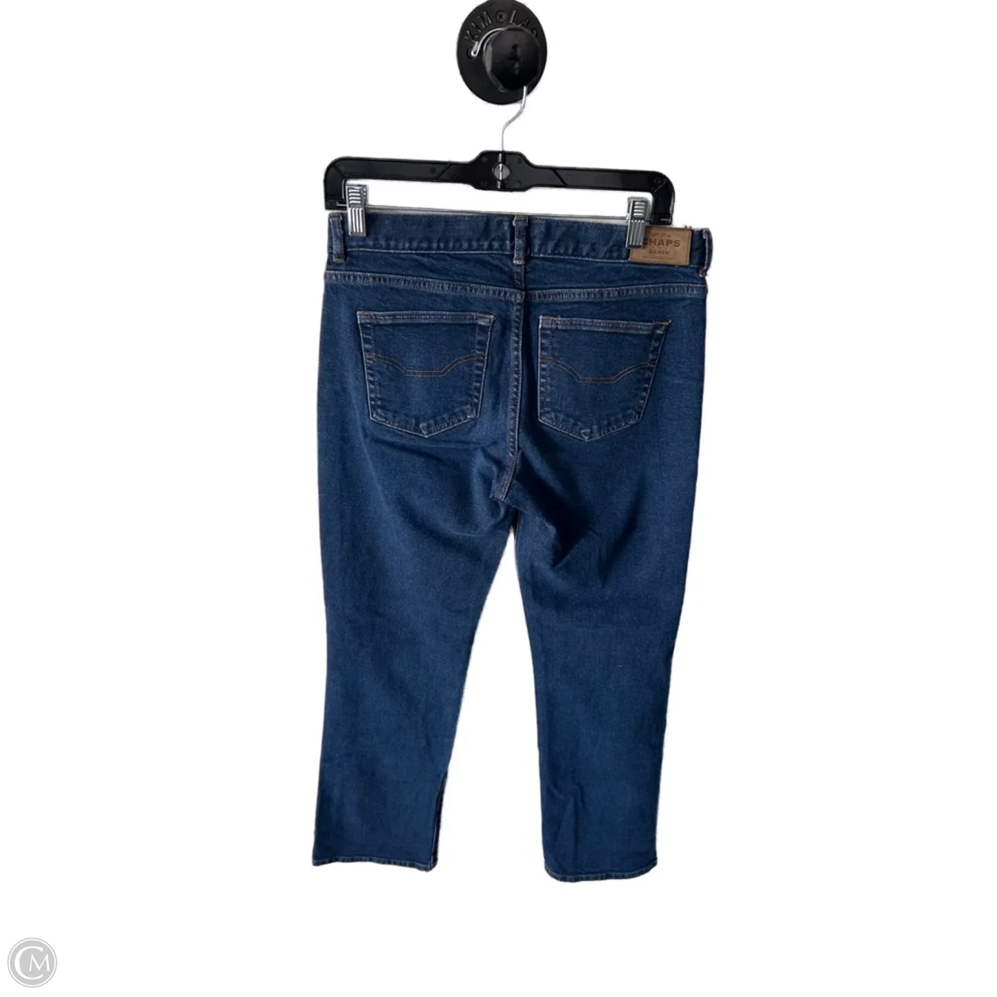 Jeans Straight By Chaps In Blue Denim, Size: 6