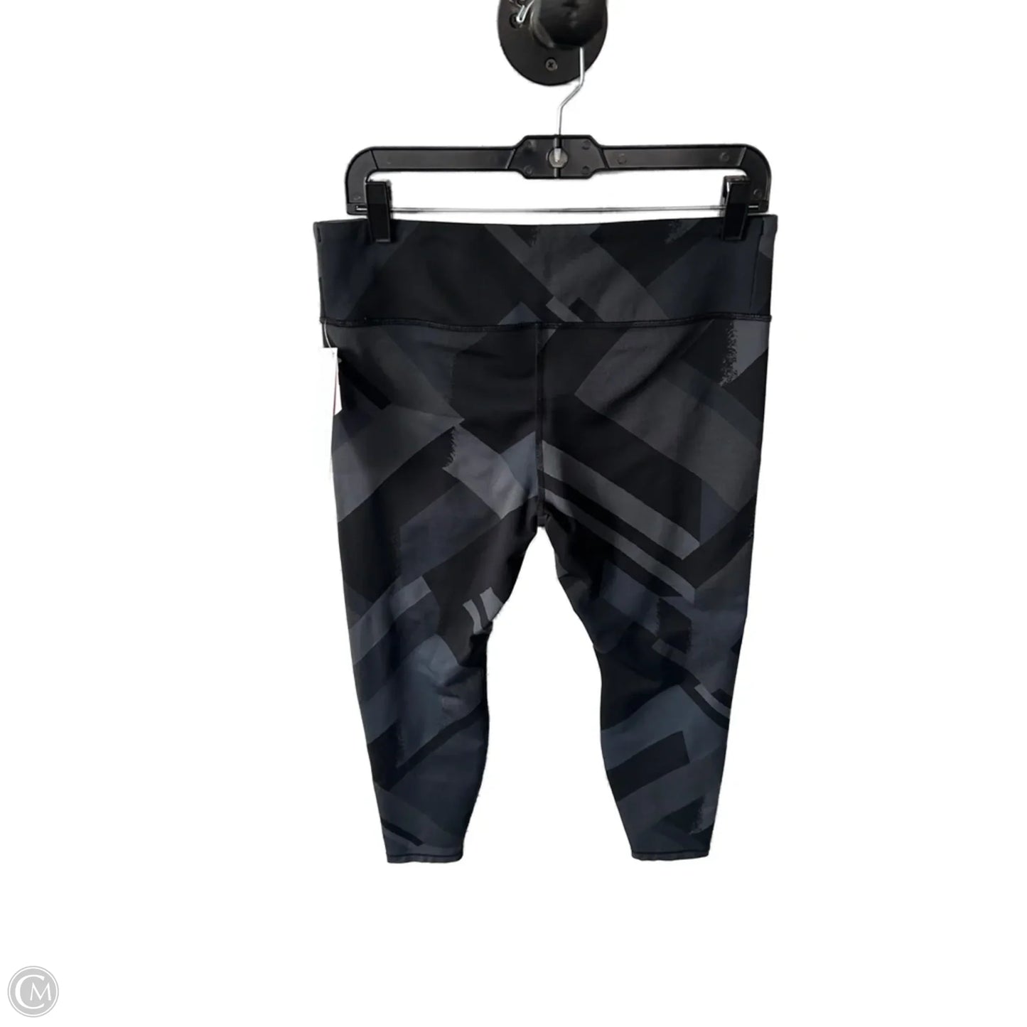 Athletic Leggings By Brooks In Grey, Size: 12