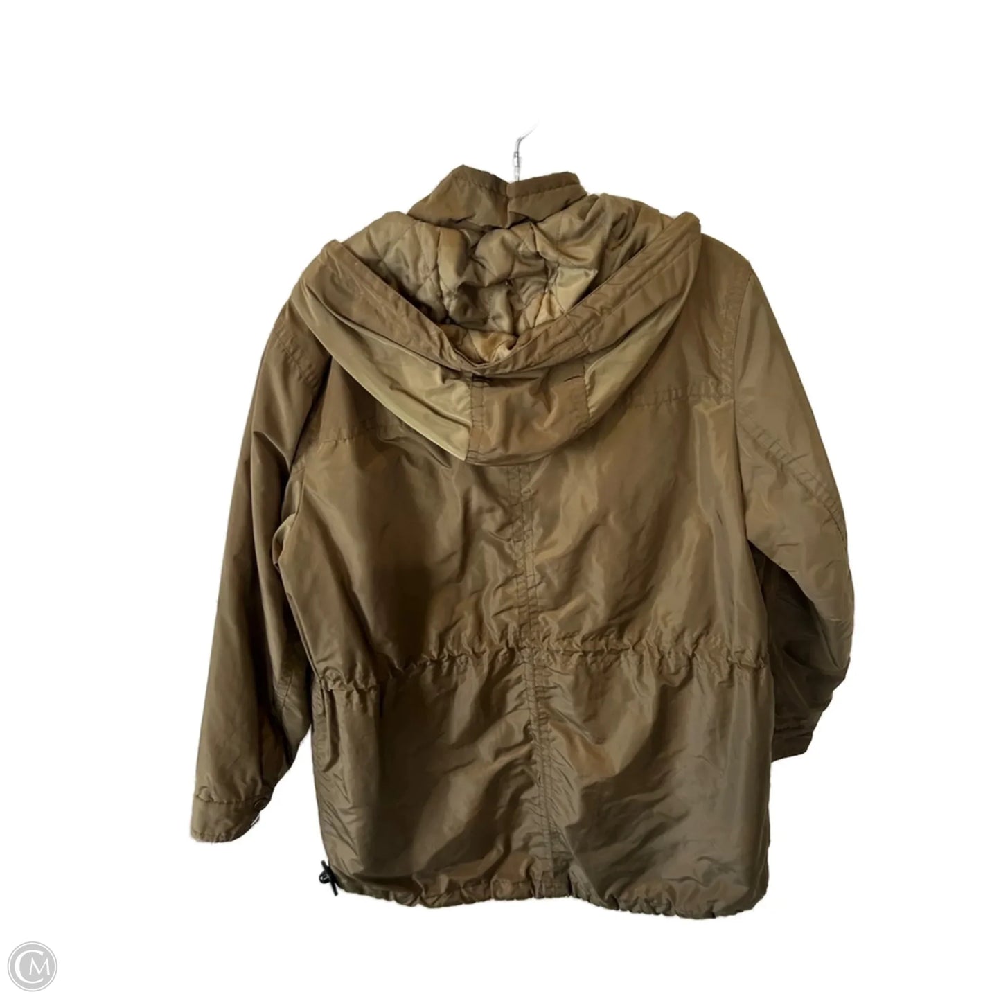 Coat Puffer & Quilted By Lands End In Green, Size: L