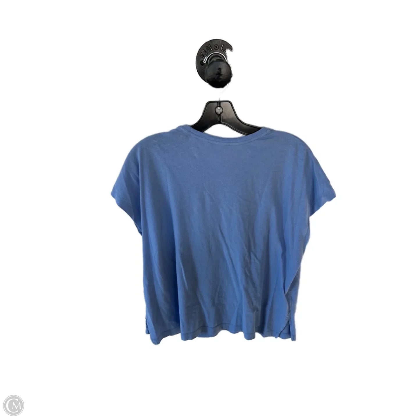 Top Short Sleeve Basic By Vince In Blue, Size: M