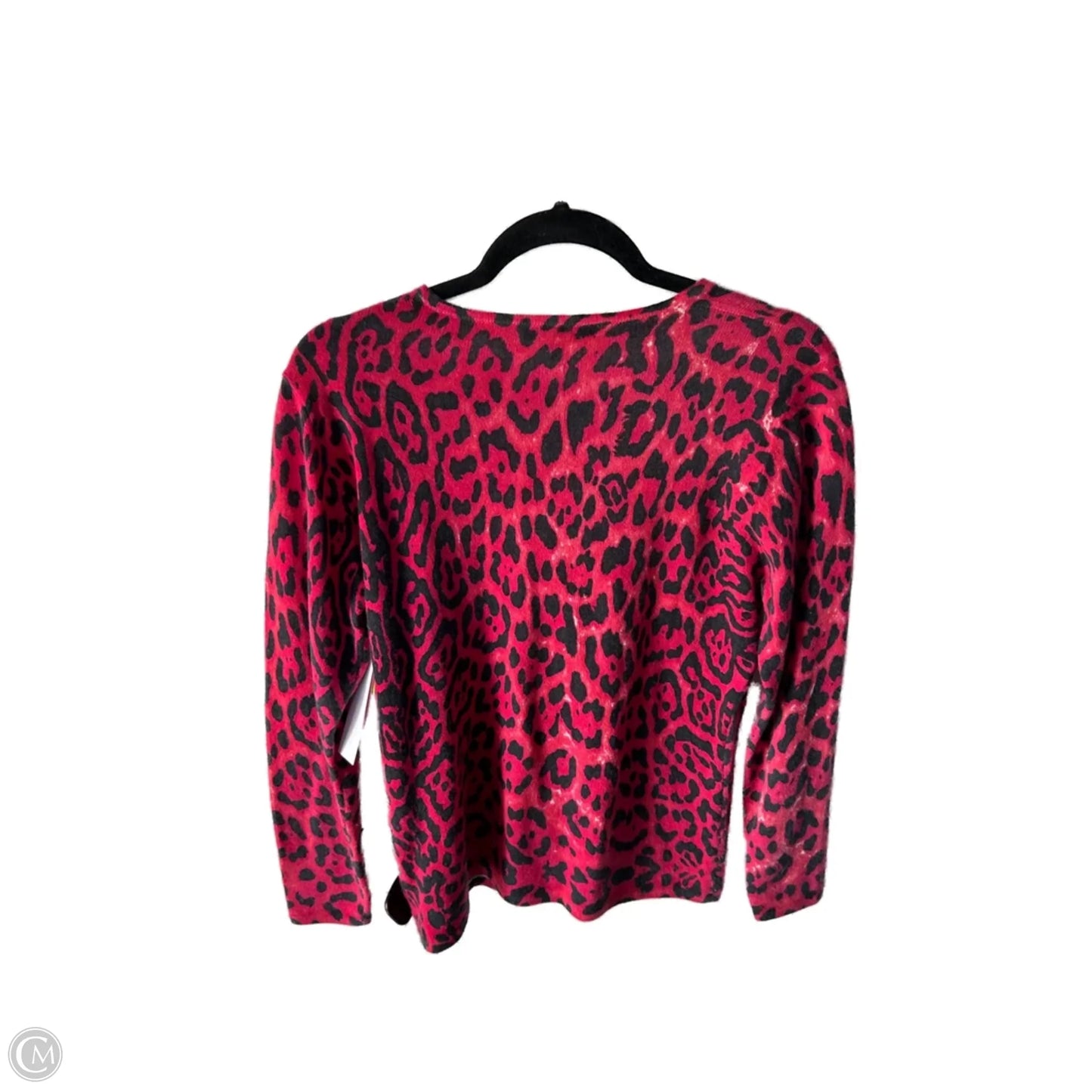 Sweater Designer By Neiman Marcus In Black & Red, Size: L