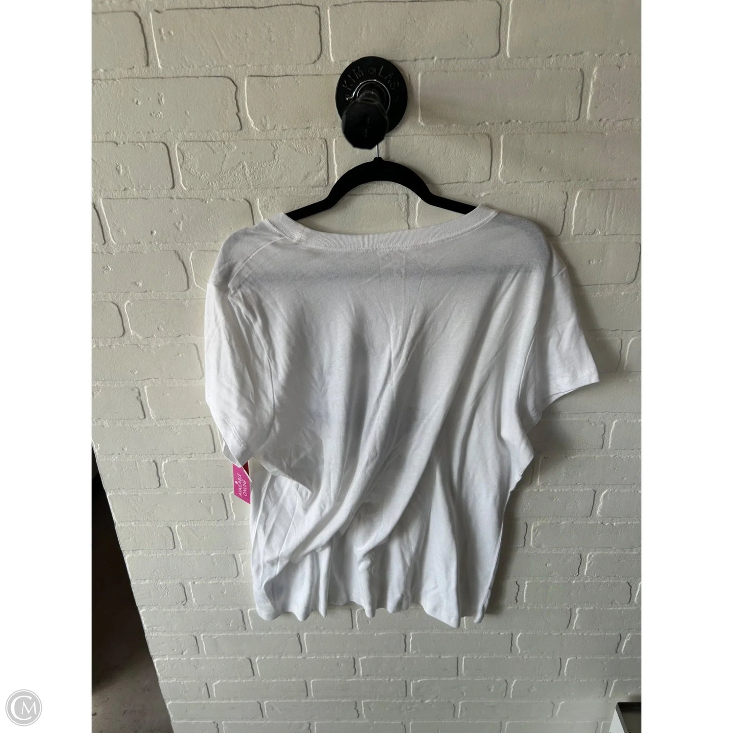 Top Short Sleeve Basic By Tommy Hilfiger In White, Size: Xxl