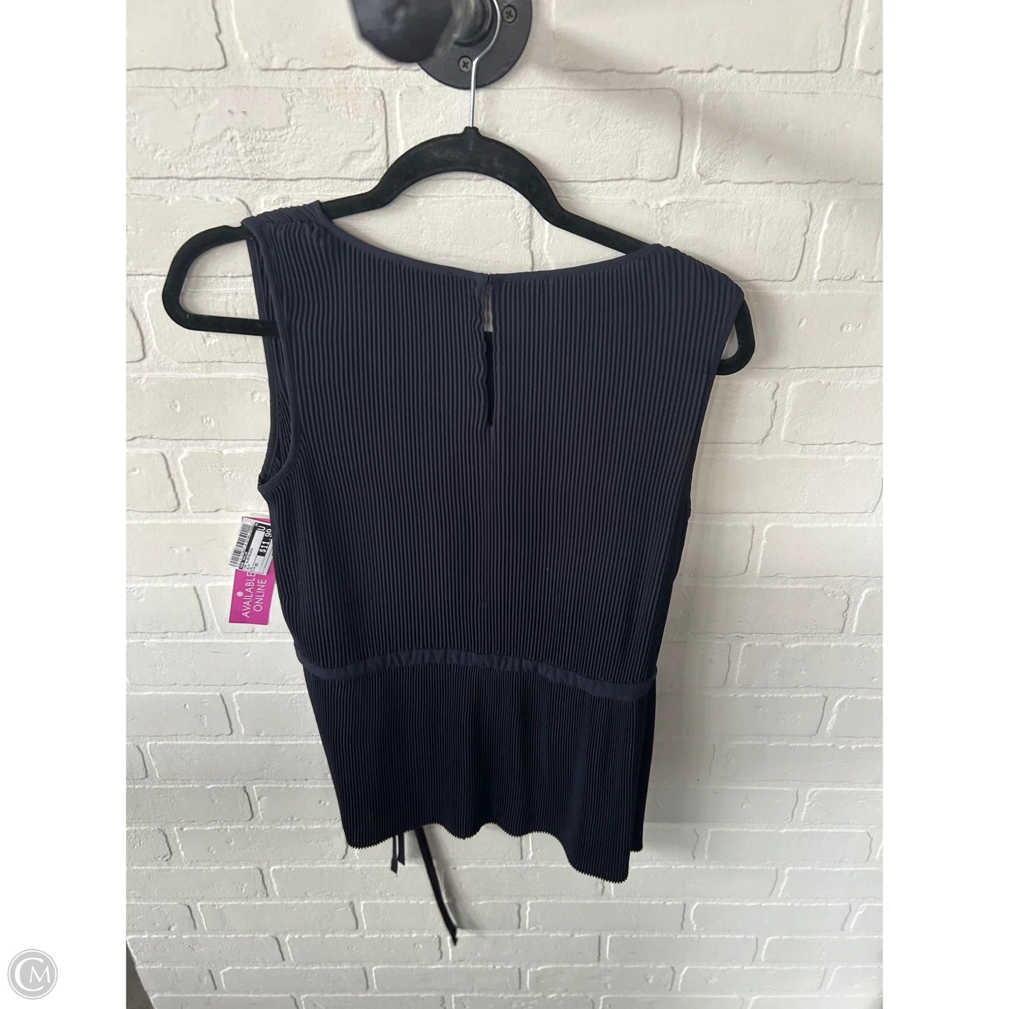Top Sleeveless By Ann Taylor In Blue, Size: Xs