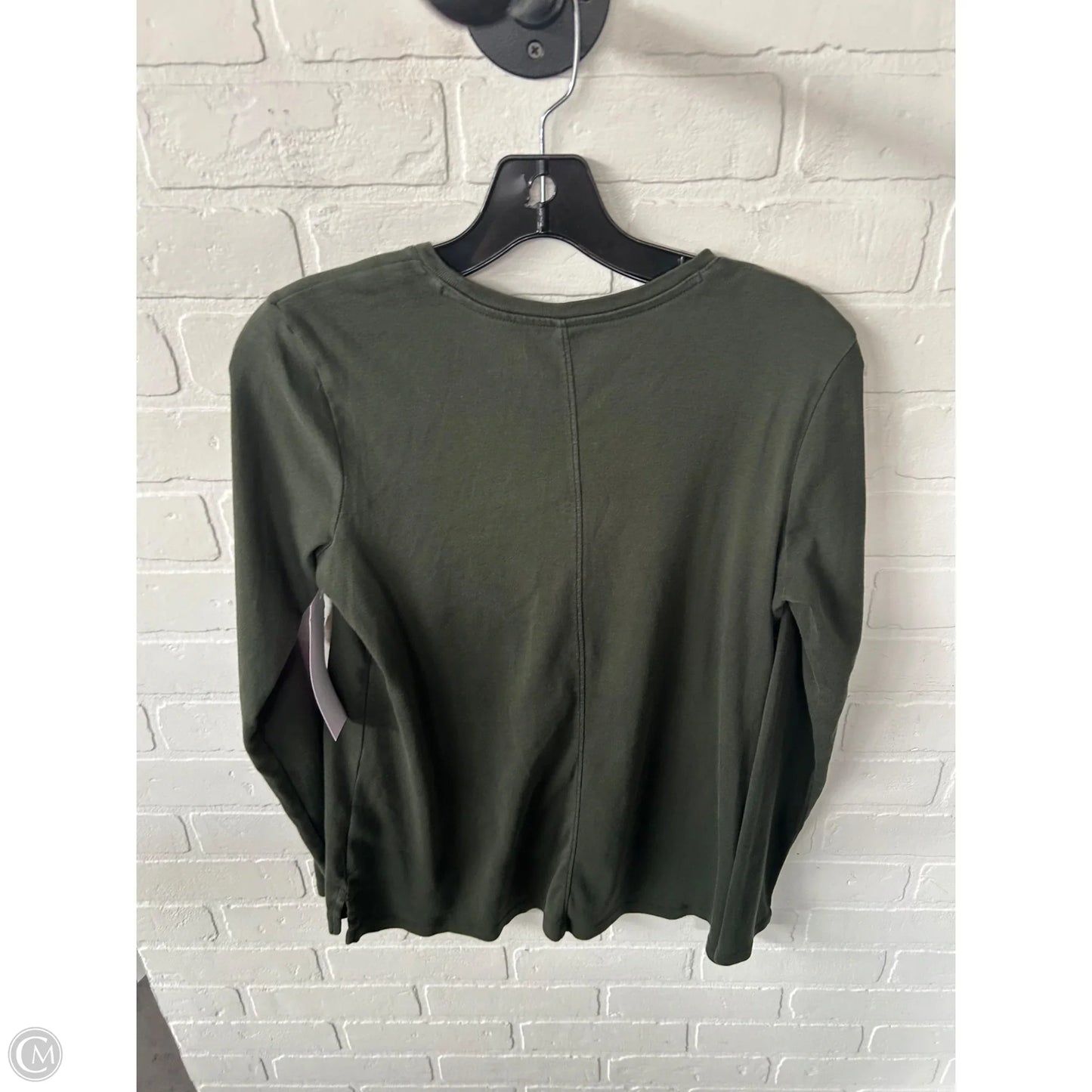 Top Long Sleeve Basic By J. Jill In Green, Size: S