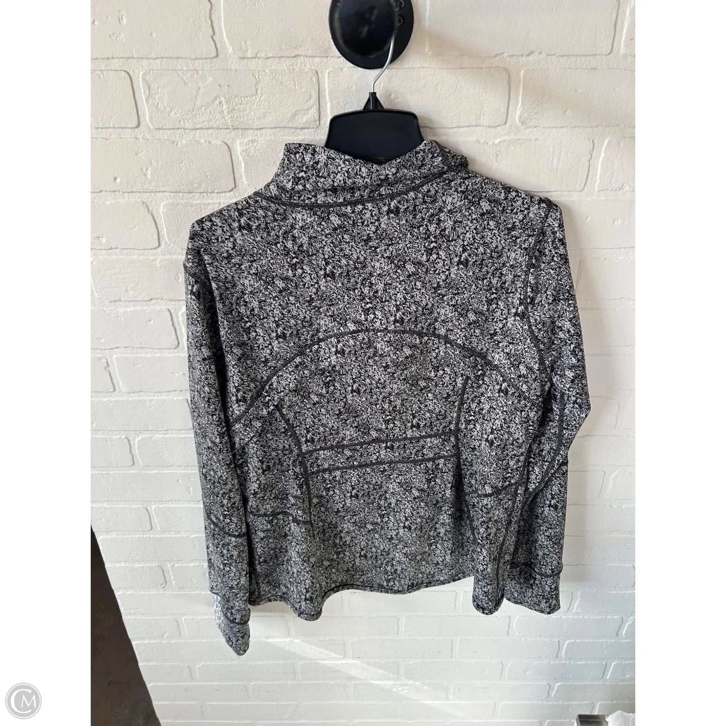 Athletic Jacket By Members Mark In Black & Grey, Size: Xl