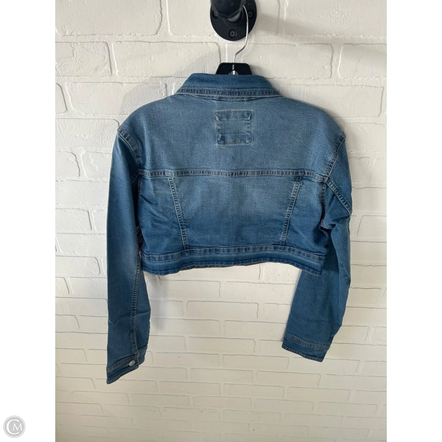Jacket Denim By Highway In Blue Denim, Size: L