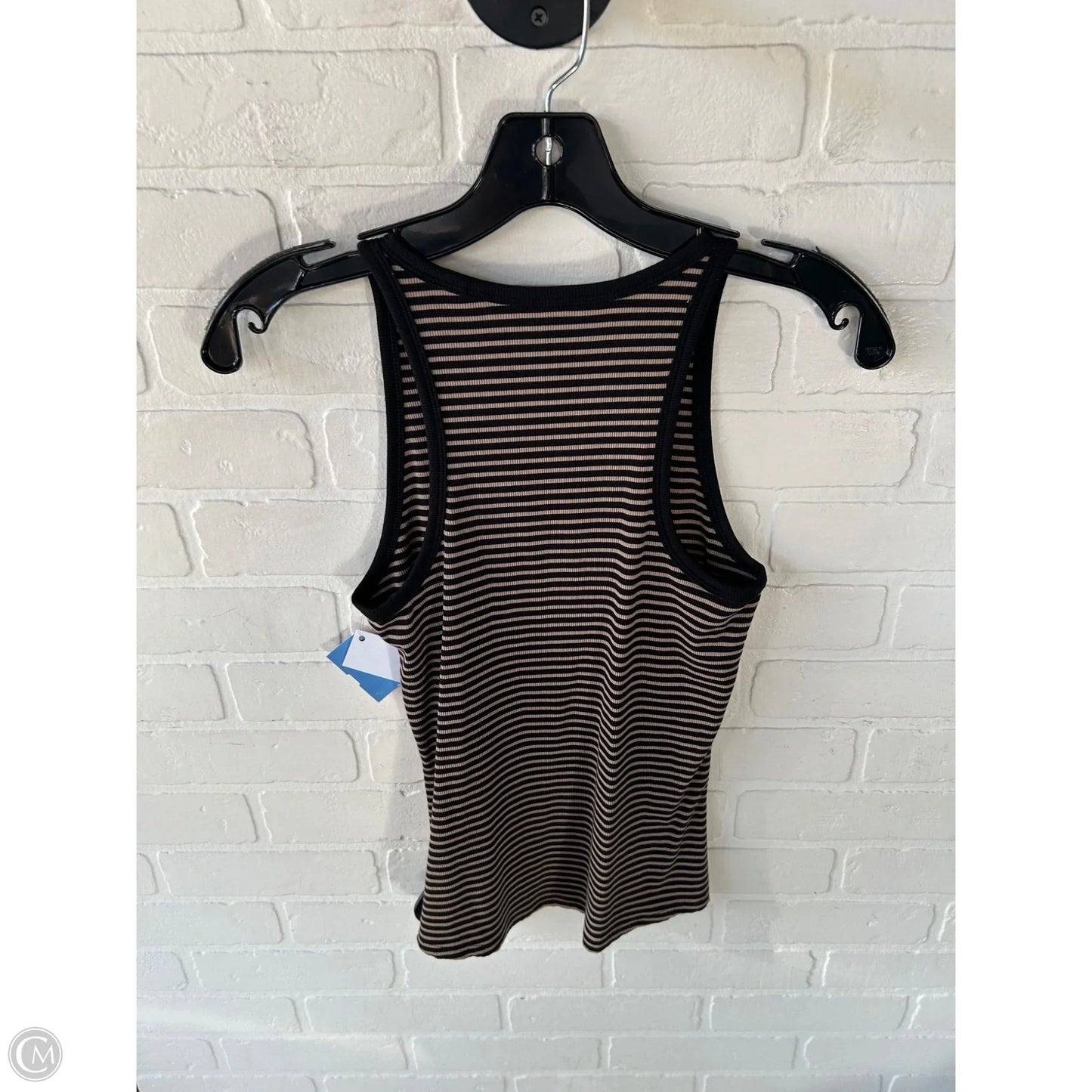 Athletic Tank Top By Athleta In Black & Brown, Size: S