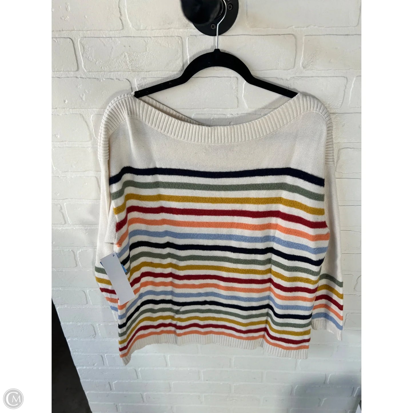 Sweater By Loft In Multi-colored, Size: L