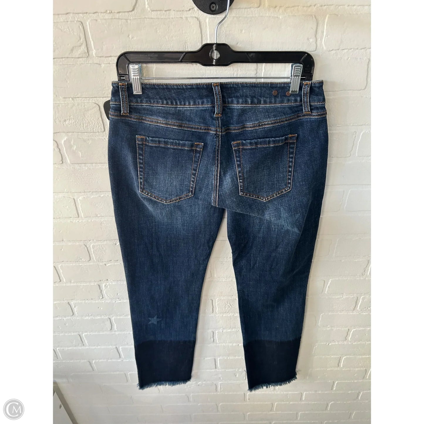 Jeans Boyfriend By Cabi In Blue Denim, Size: 2