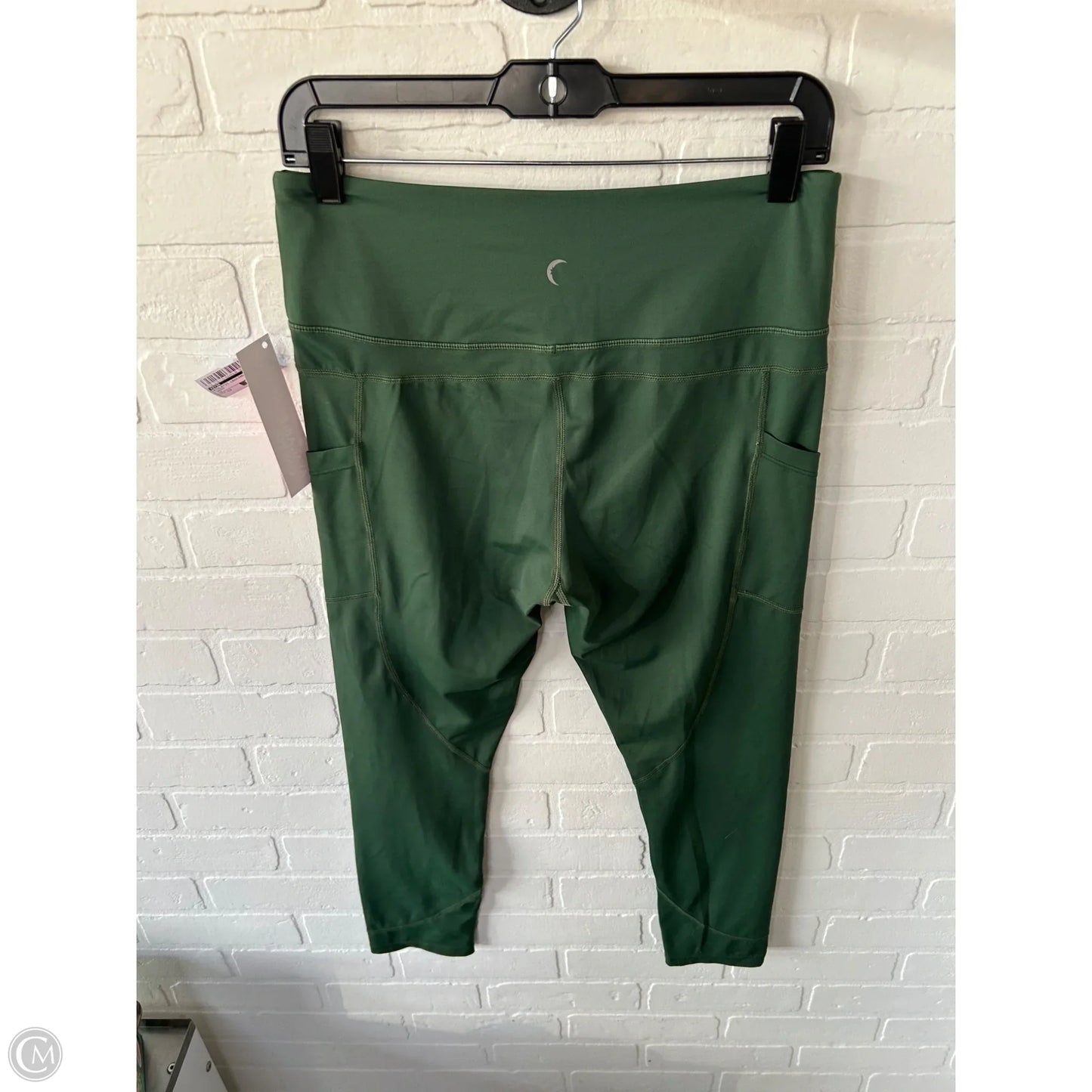Athletic Leggings By Zyia In Green, Size: 12
